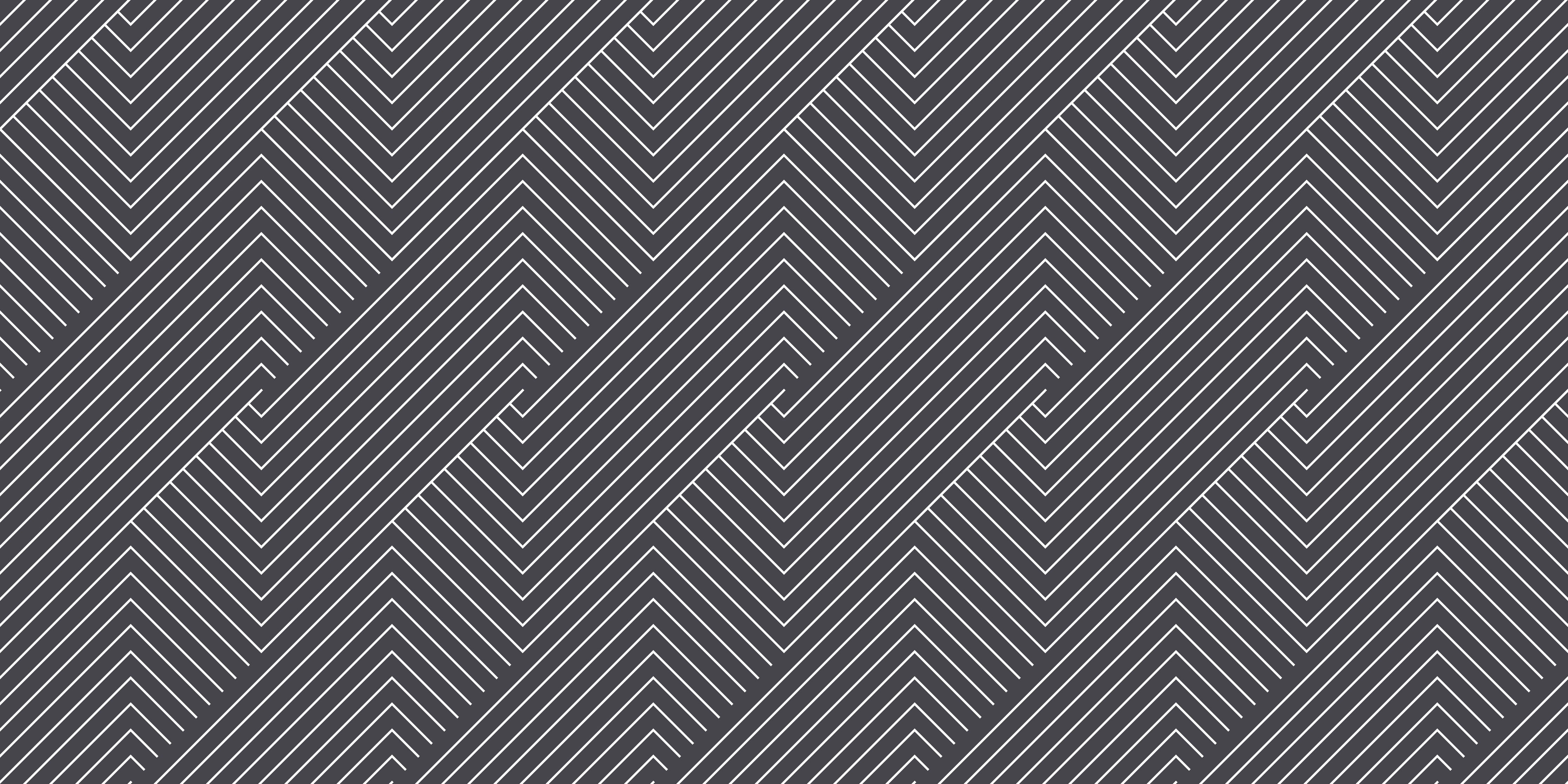Wandverkleidung Schlafzimmer-Modernes geometrisches Linienmuster Schwarz-Weiß