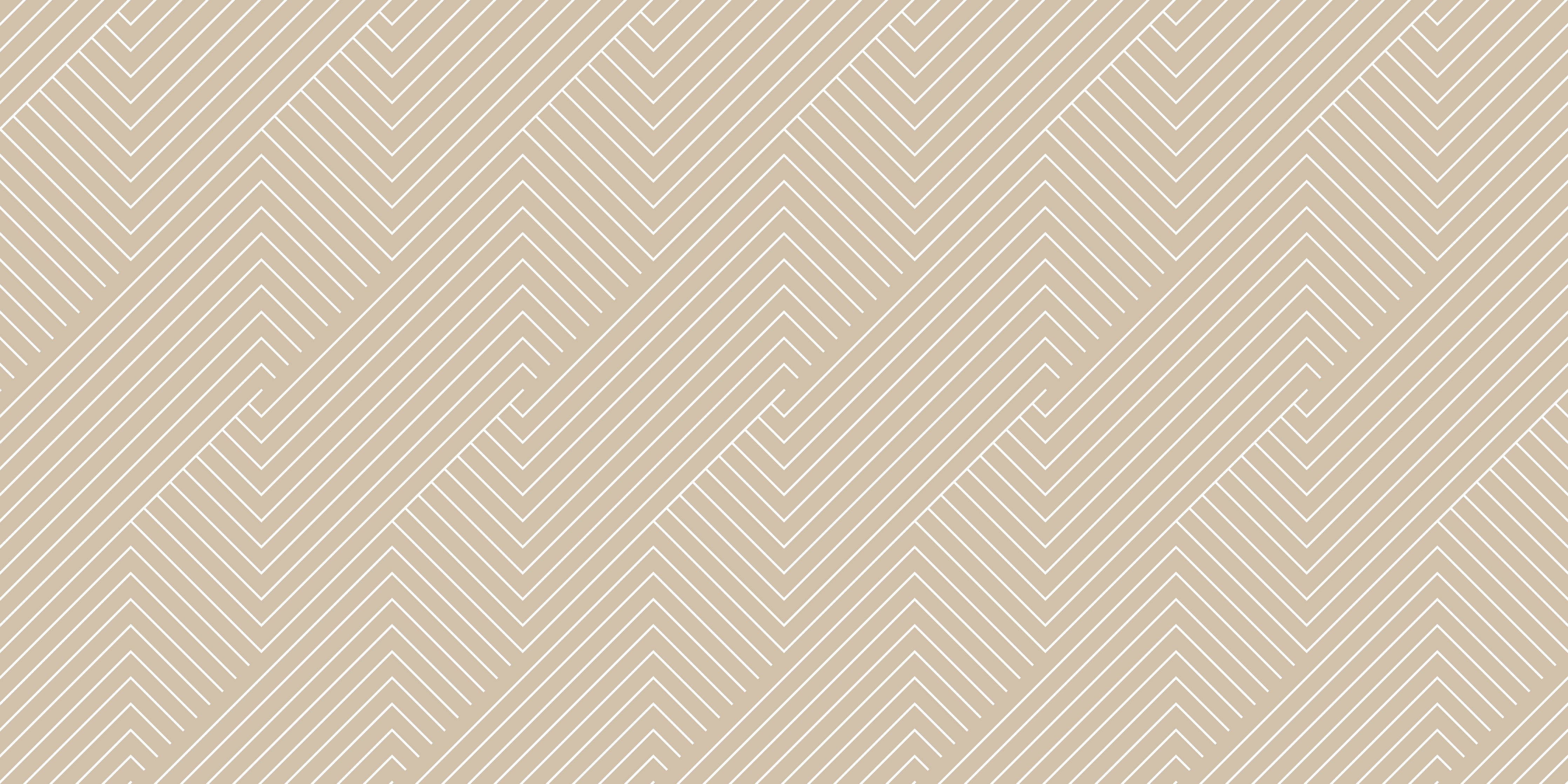 Wandverkleidung Schlafzimmer-Modernes grafisches Linienmuster Beige