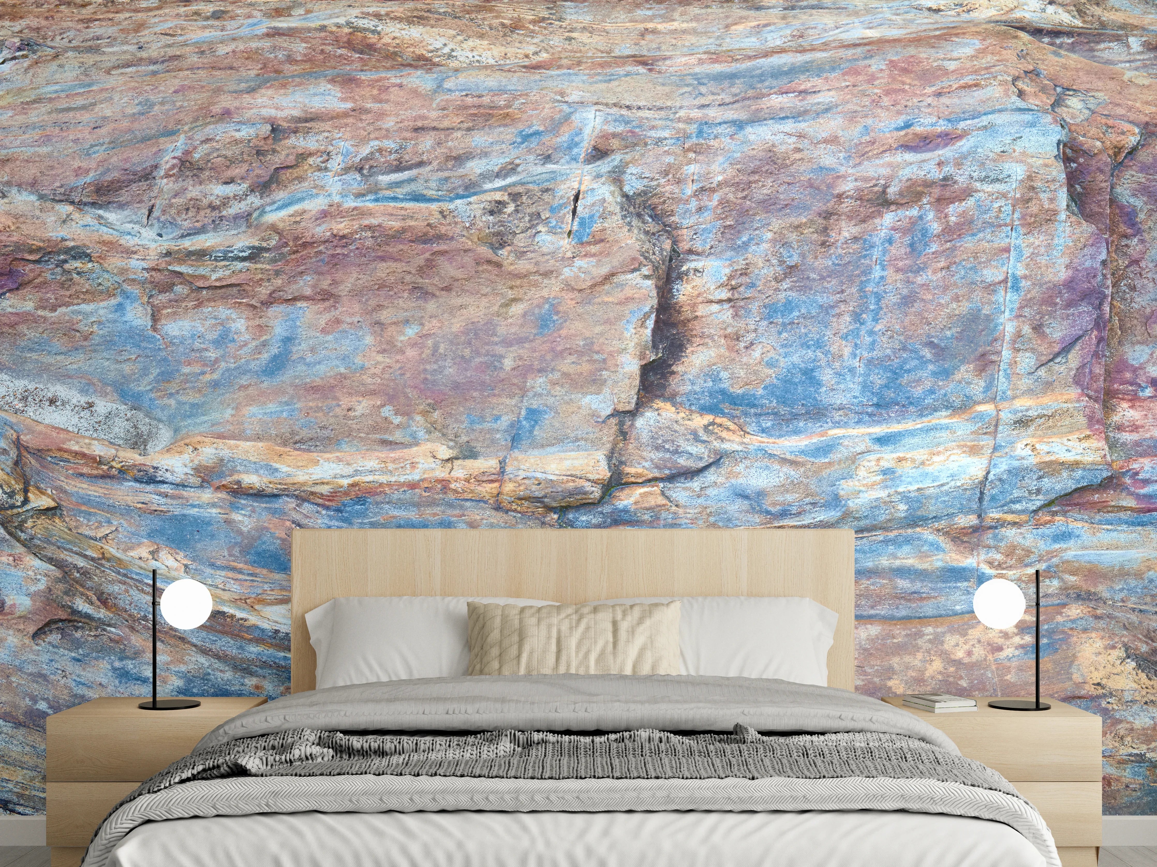 Wandverkleidung Schlafzimmer - Nahaufnahme Verzasca River