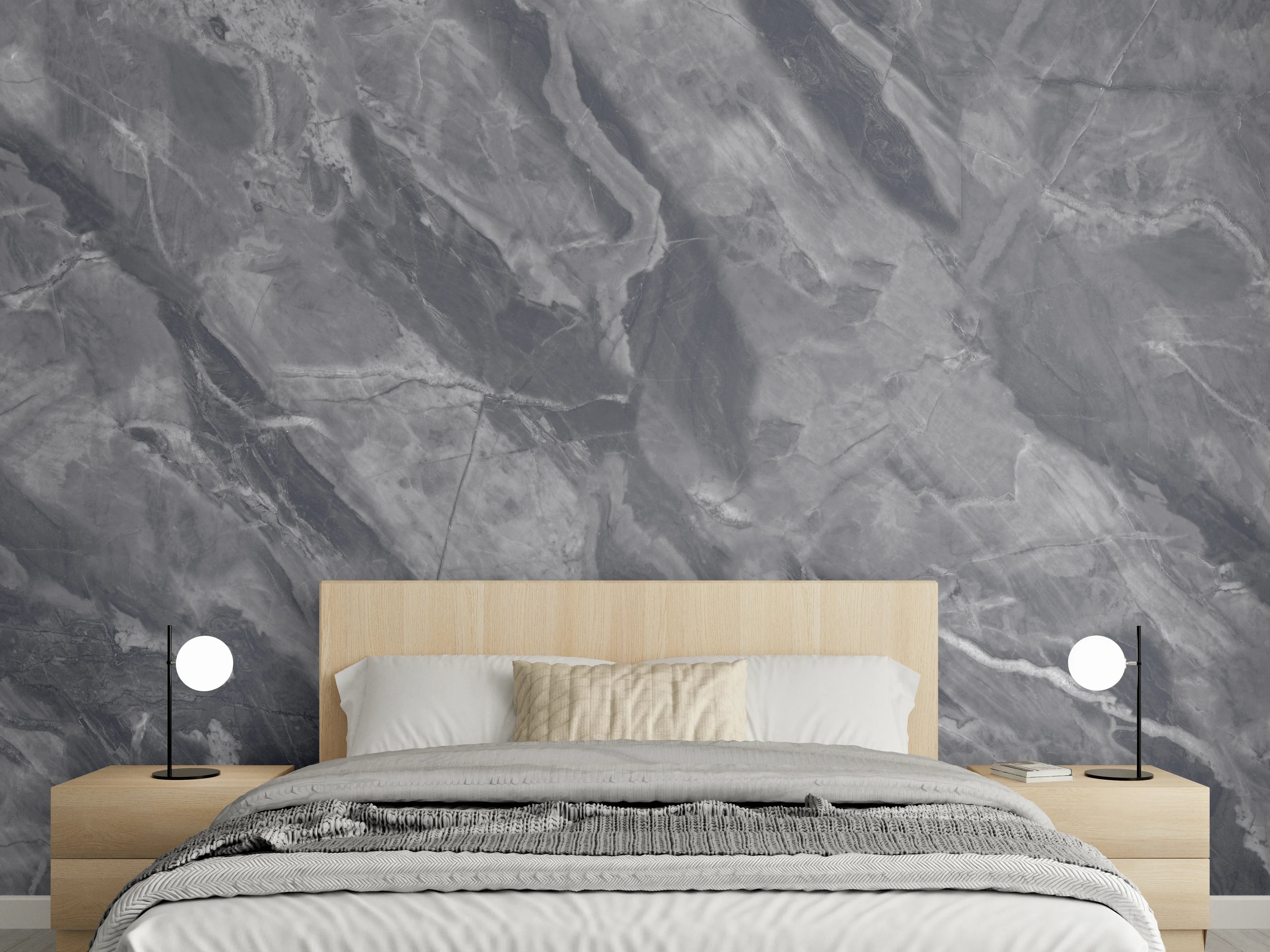 Wandverkleidung Schlafzimmer - Natürliche Breccia-Marmorfliesen