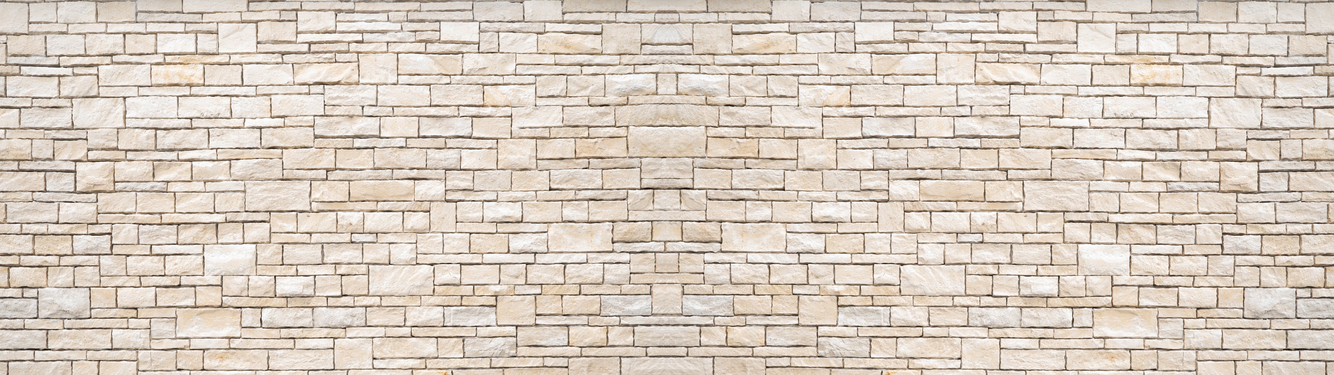 Wandverkleidung Schlafzimmer-Natürliche beige Ziegelwand