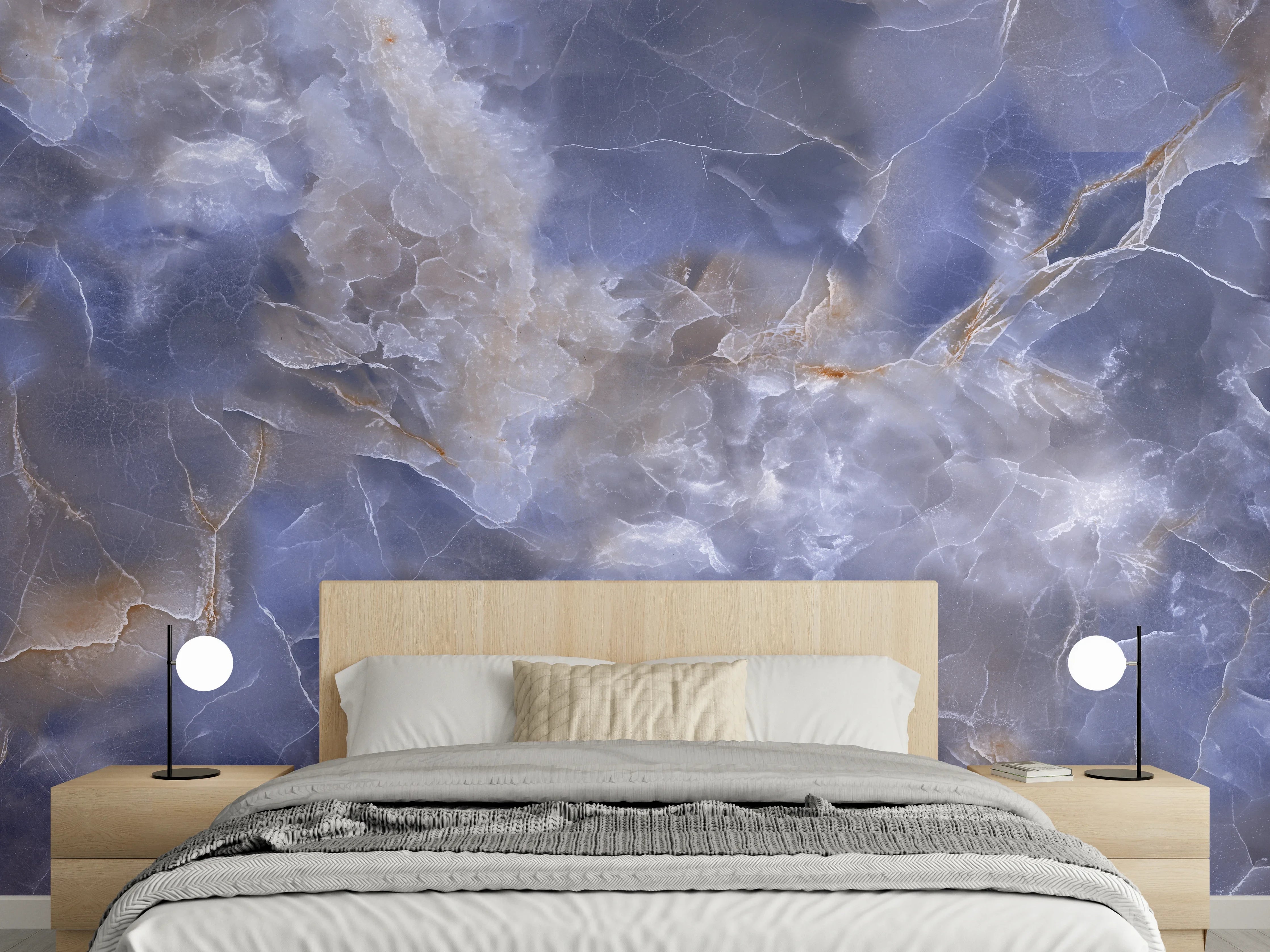 Wandverkleidung Schlafzimmer - Natürlicher Onyx-Marmor