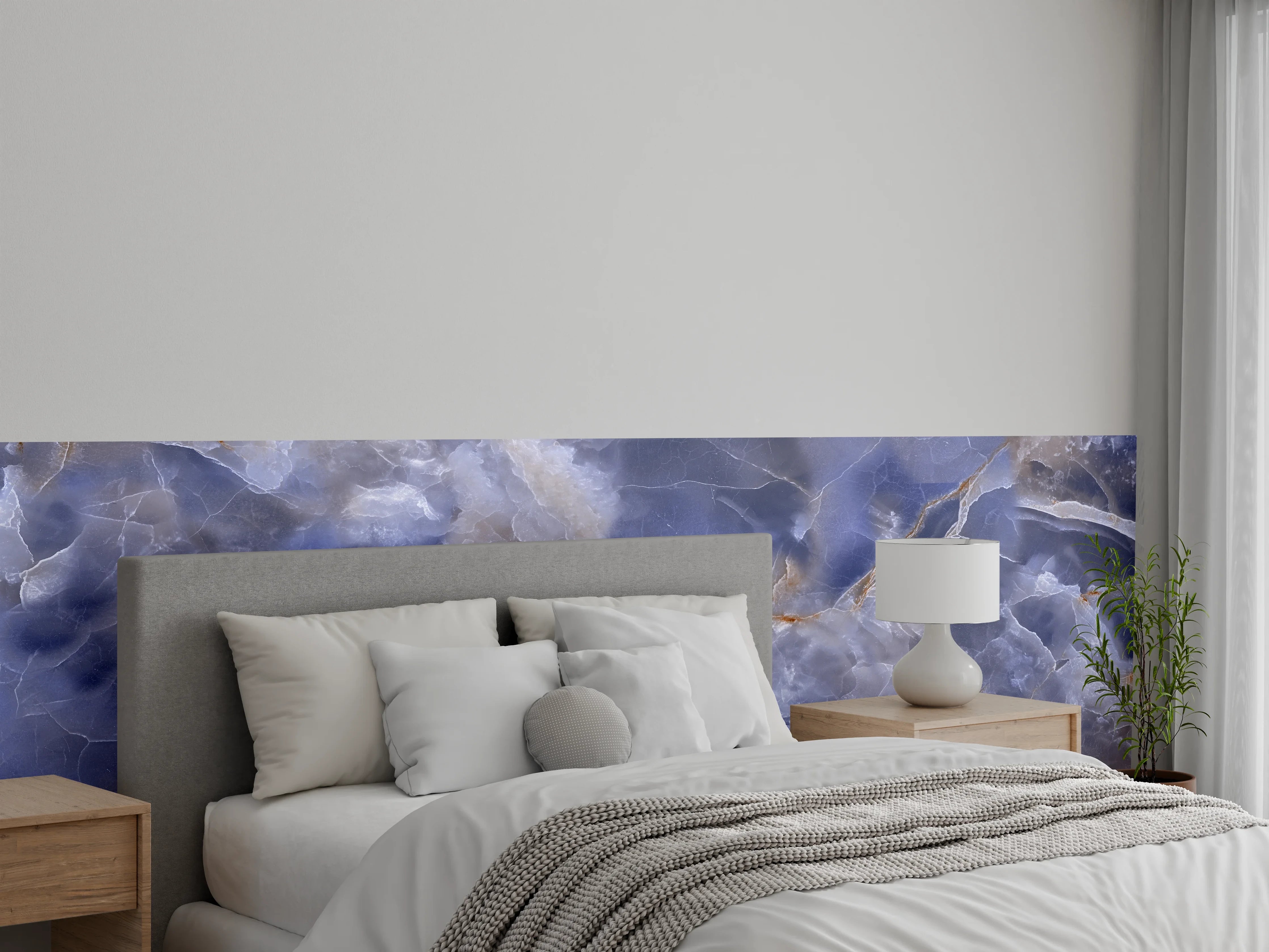 Wandverkleidung Schlafzimmer - Natürlicher Onyx-Marmor