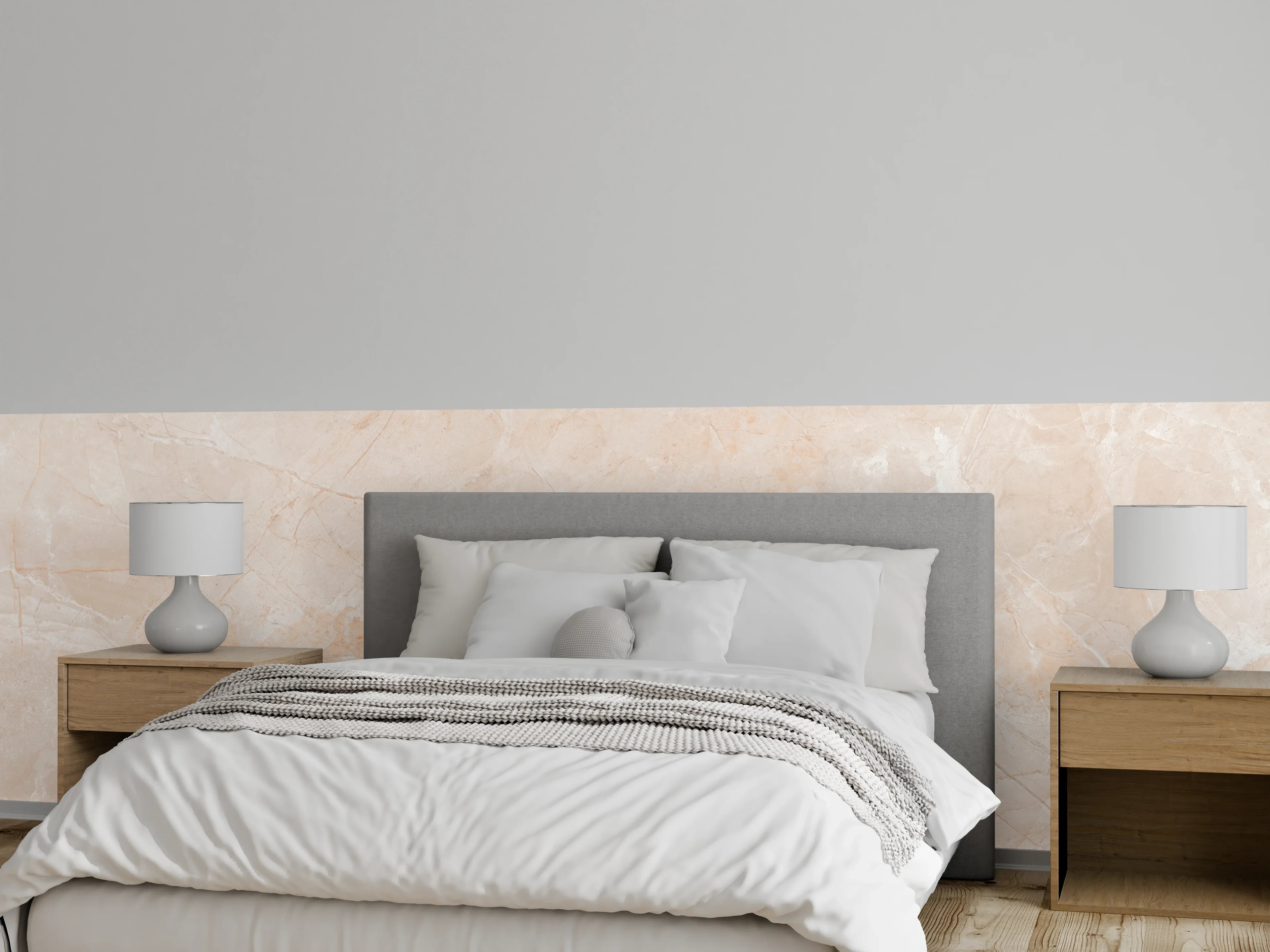 Wandverkleidung Schlafzimmer - Natürlicher Sandstein - Granit