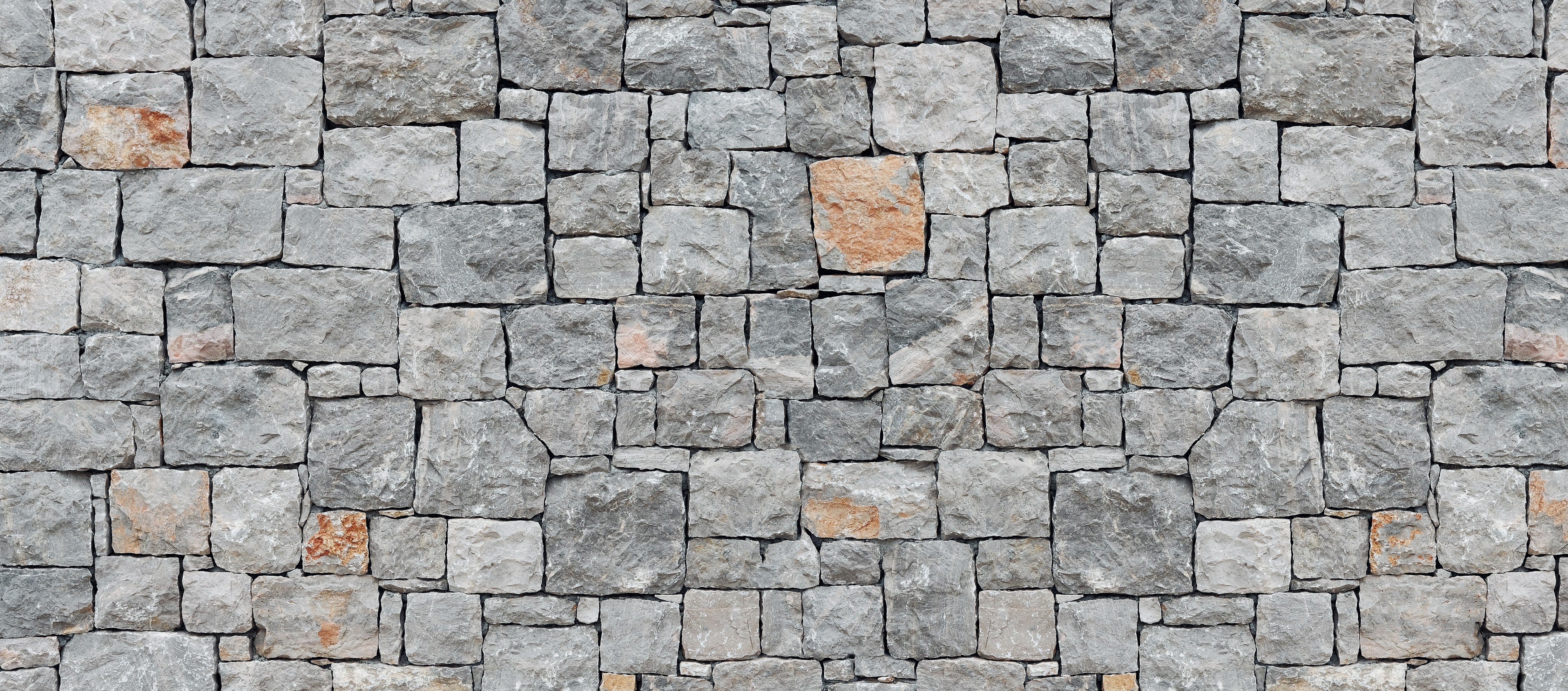 Wandverkleidung Schlafzimmer-Natursteinmauer Grau – Rustikaler Look