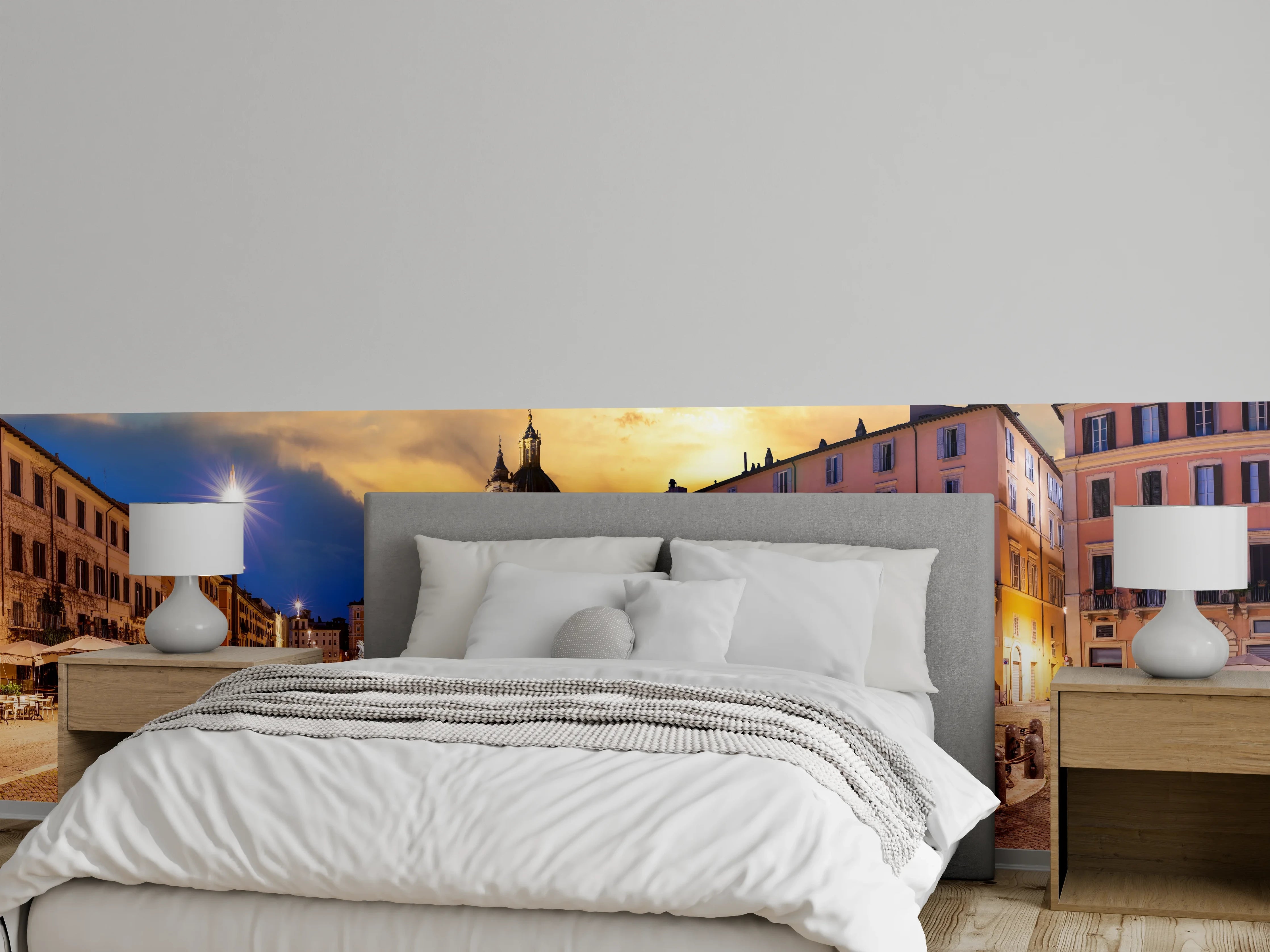 Wandverkleidung Schlafzimmer - Neptunbrunnen auf der Piazza Navona