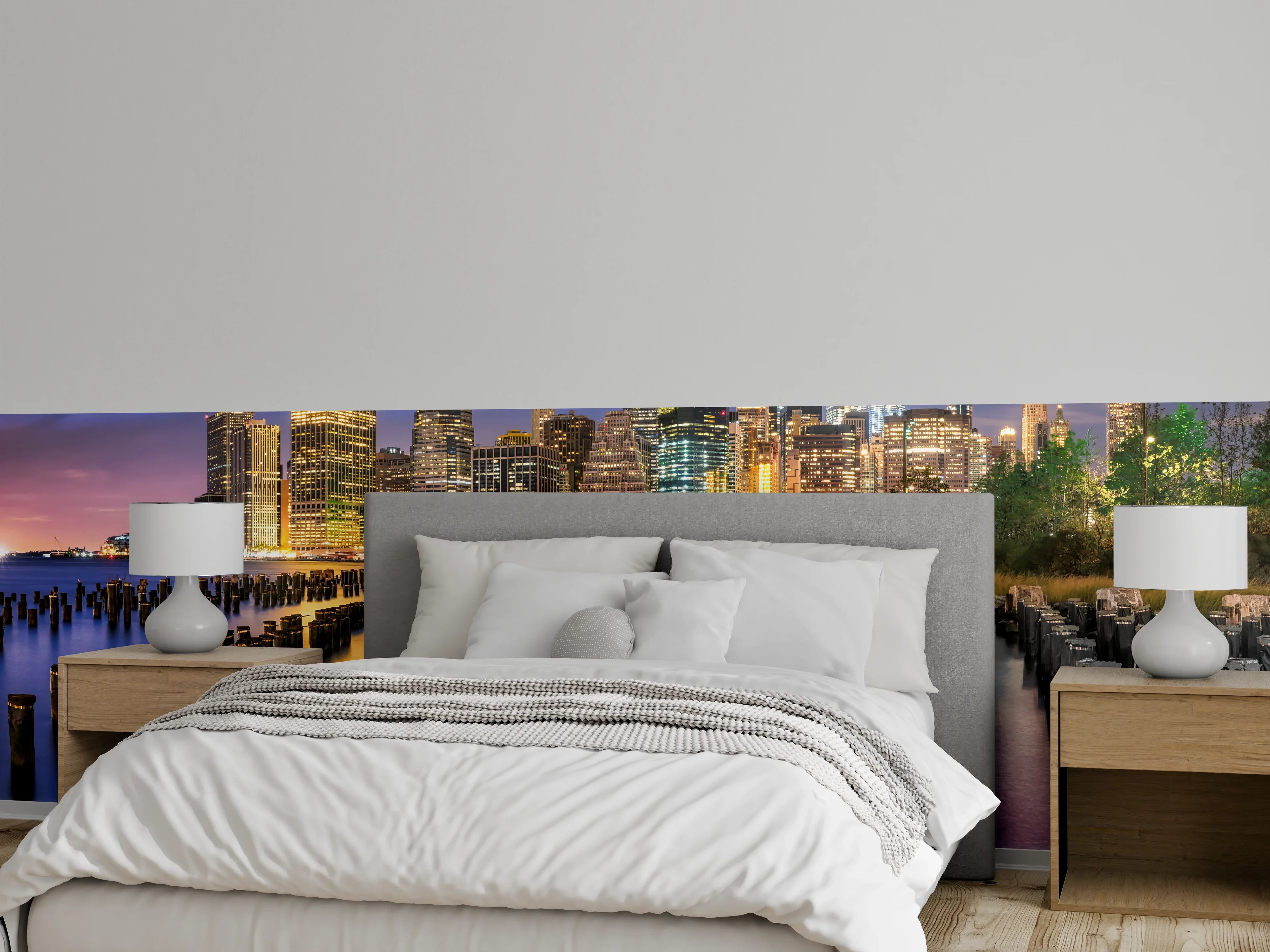 Wandverkleidung Schlafzimmer - New York City Skyline