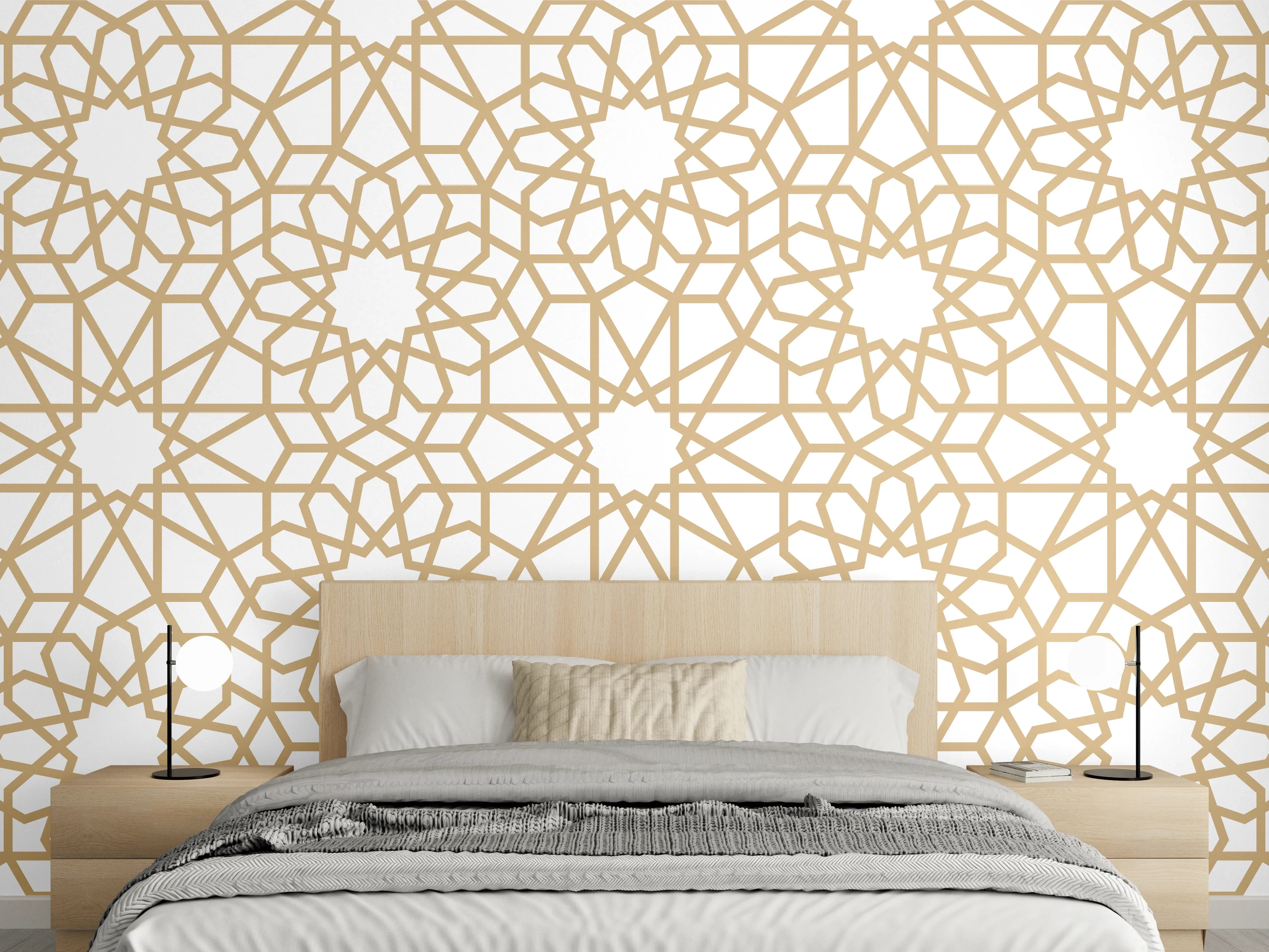 Wandverkleidung Schlafzimmer - Orientalische Muster 2