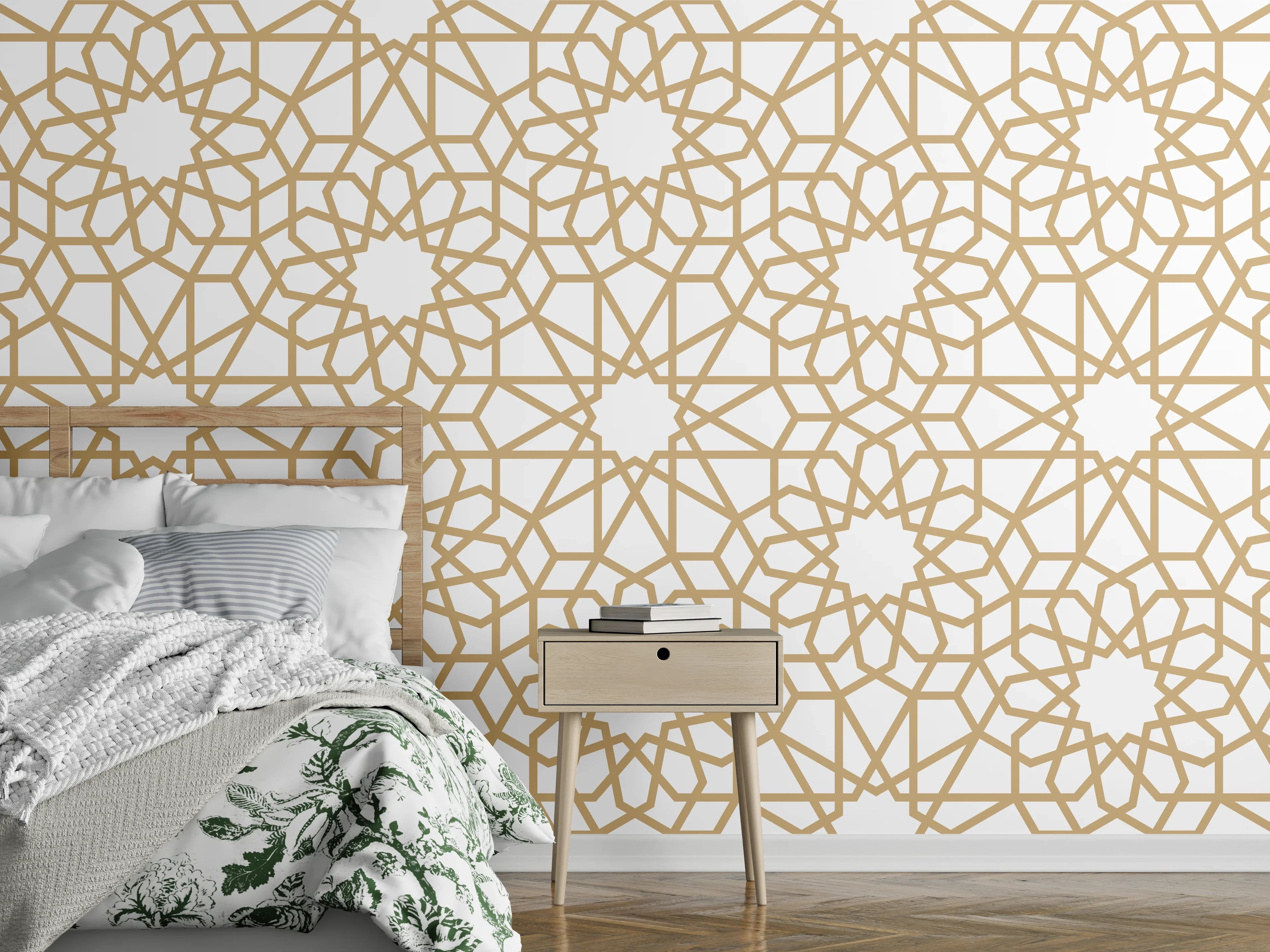 Wandverkleidung Schlafzimmer - Orientalische Muster 2