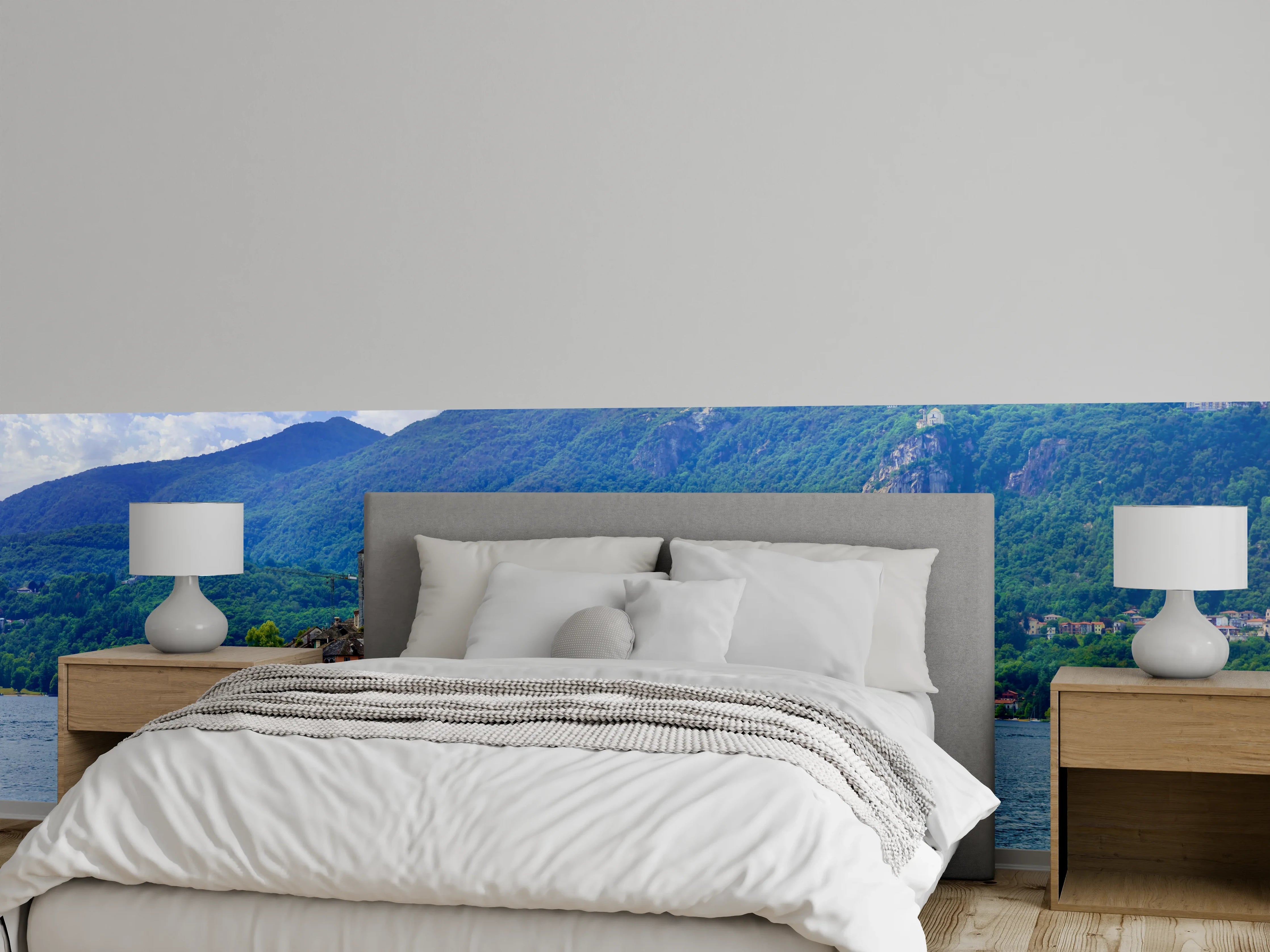 Wandverkleidung Schlafzimmer - Ortasee - Italien