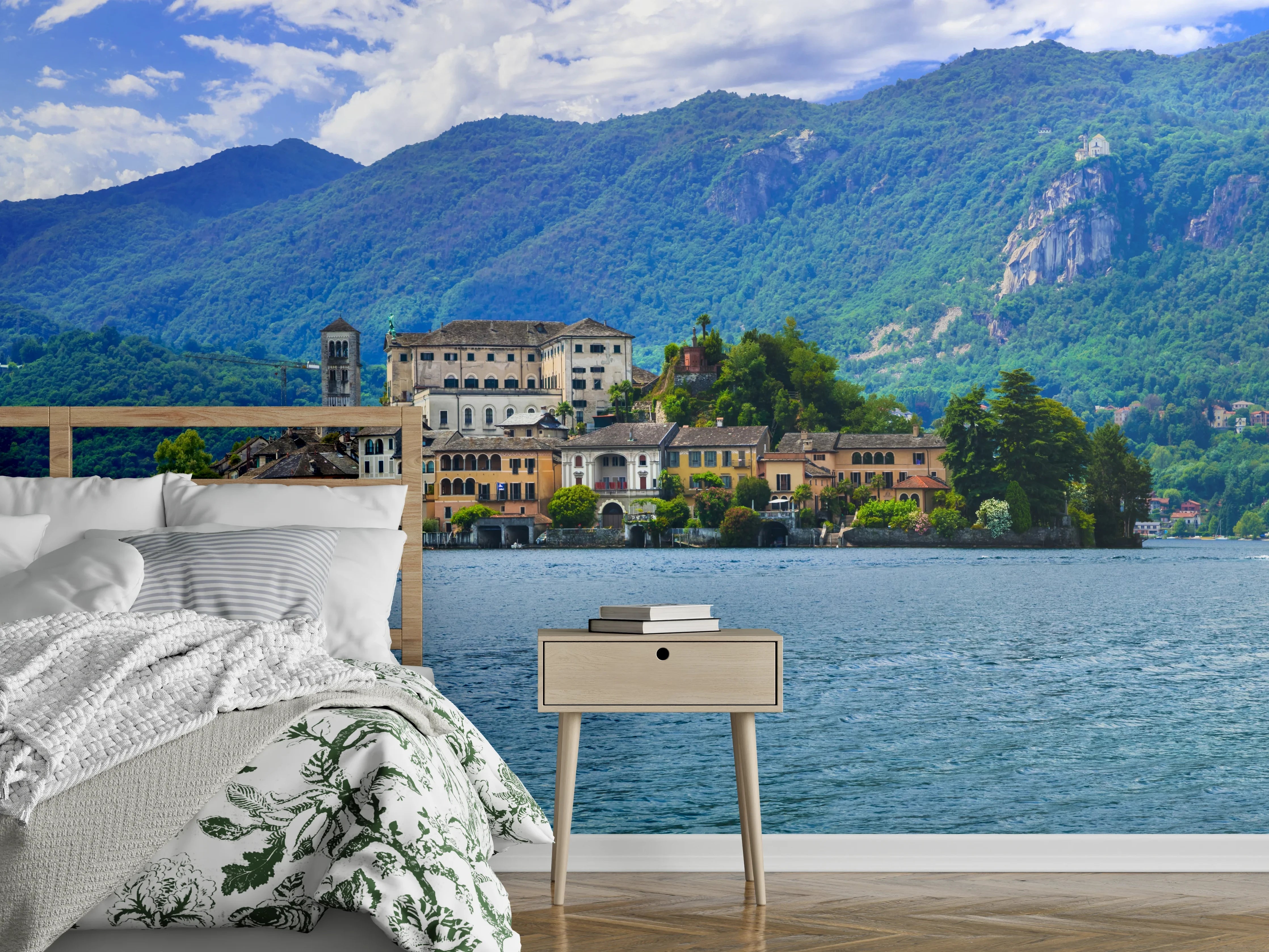 Wandverkleidung Schlafzimmer - Ortasee - Italien