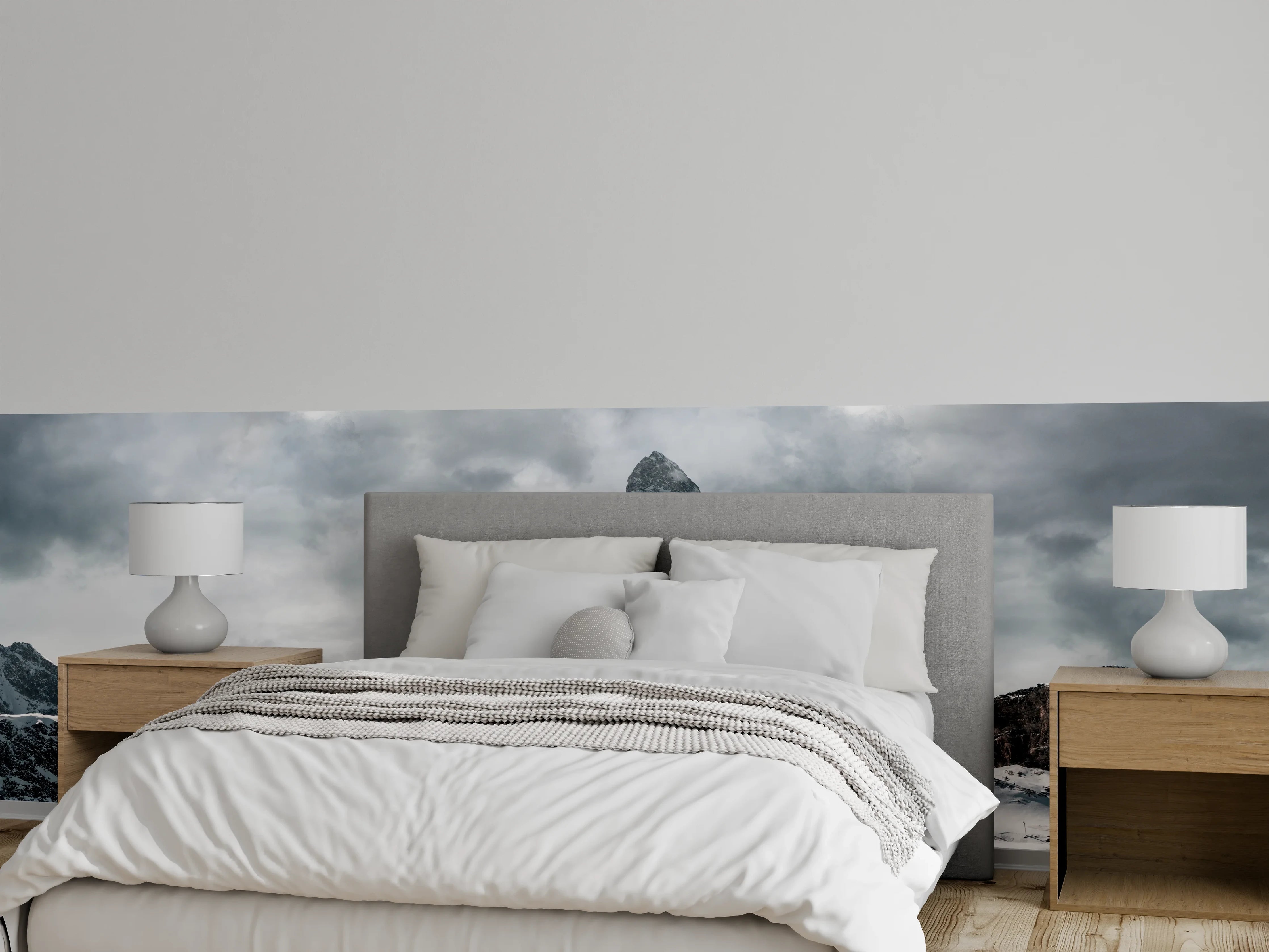 Wandverkleidung Schlafzimmer - Panorama - Majestätischer Matterhorn - Alpen