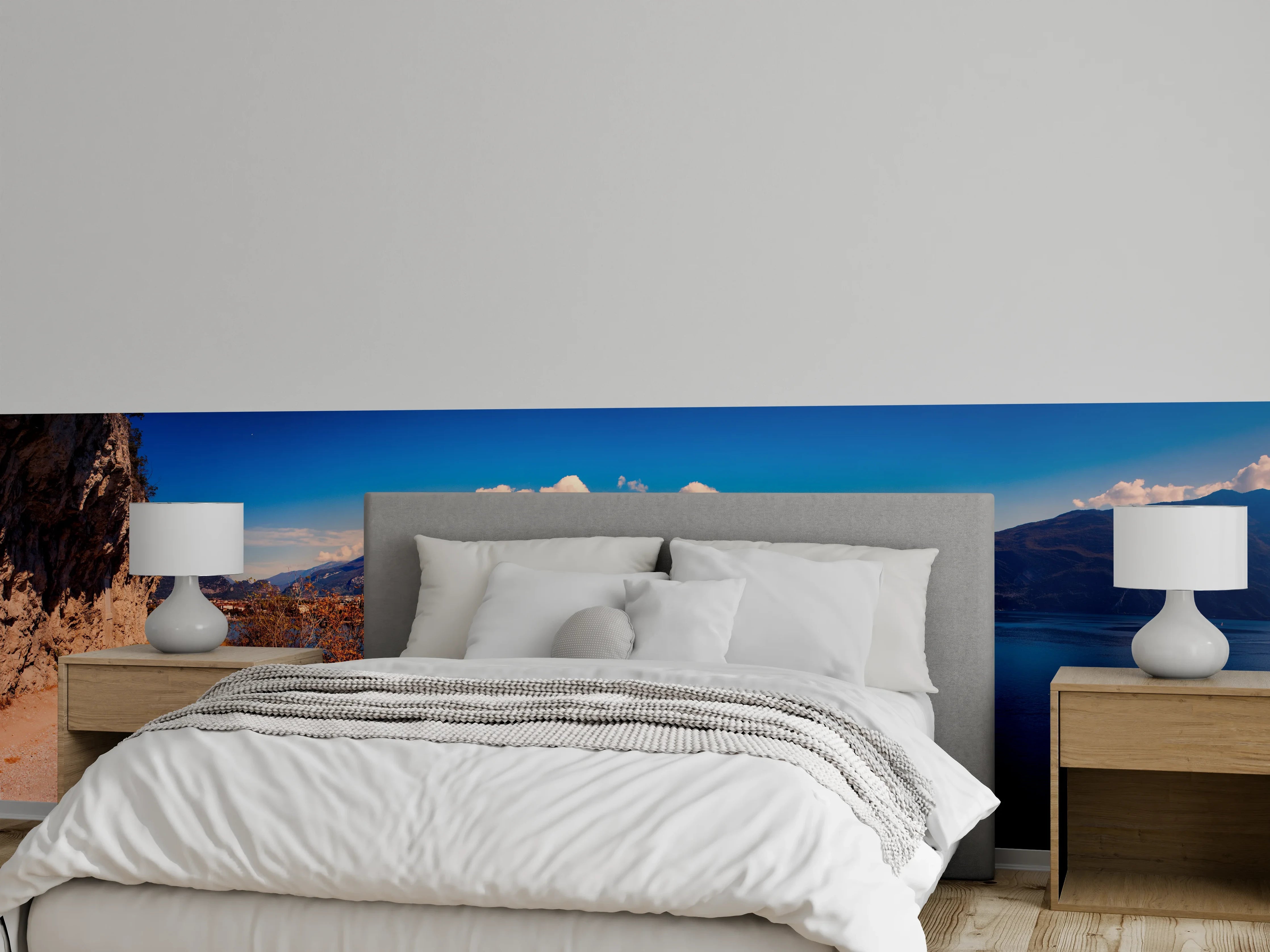 Wandverkleidung Schlafzimmer - Panorama am See – Naturidylle
