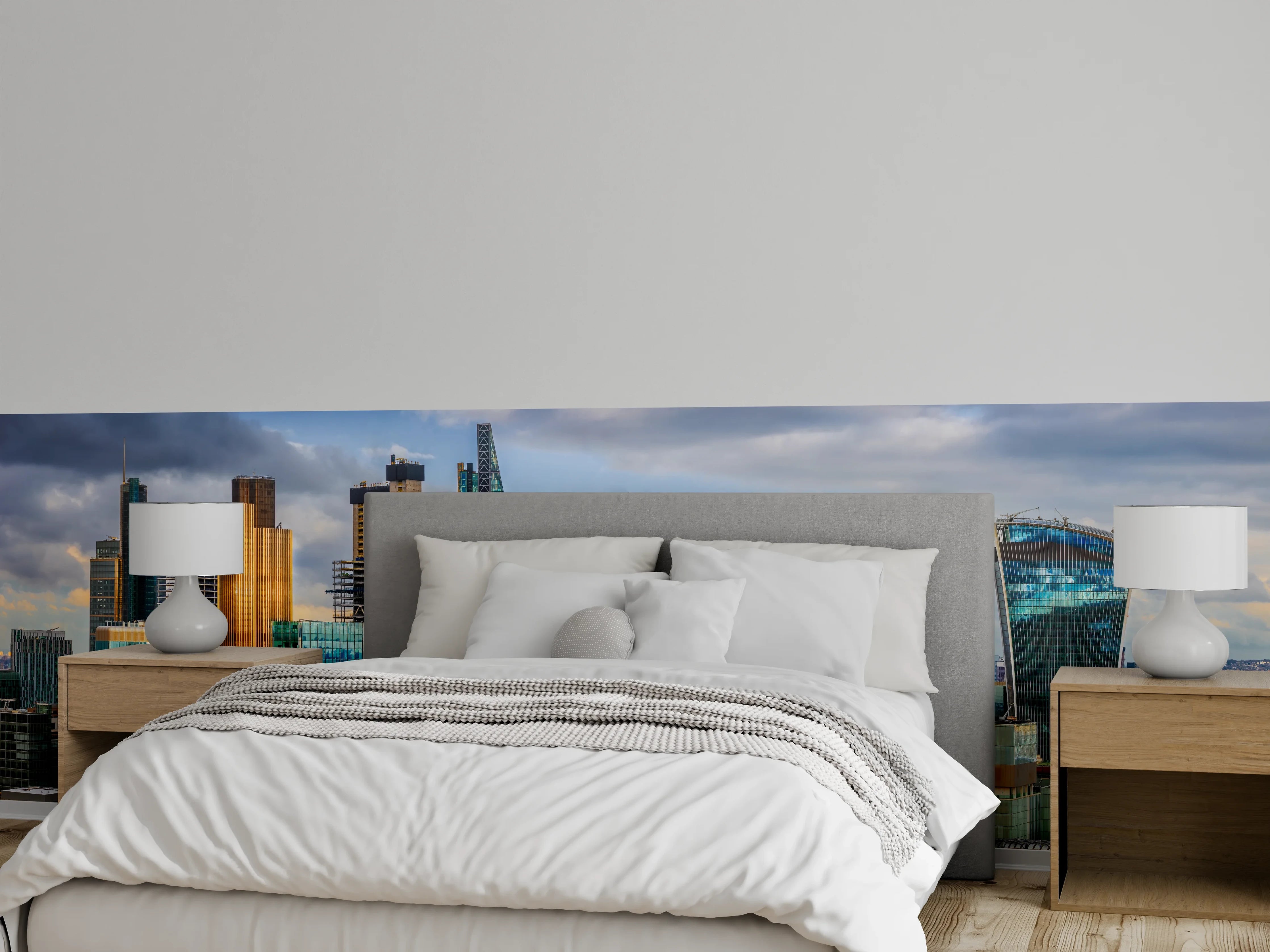 Wandverkleidung Schlafzimmer - Panorama von London
