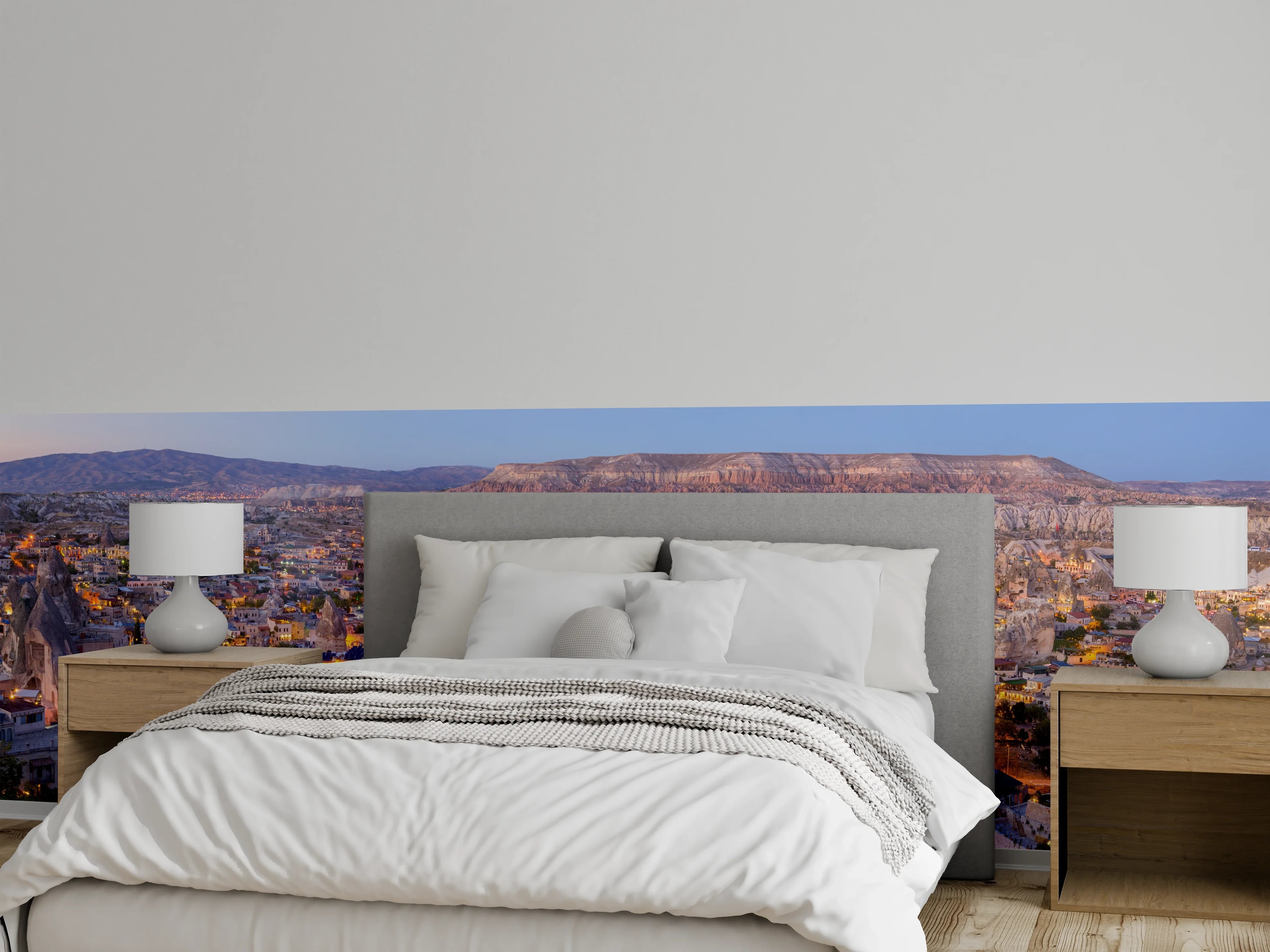 Wandverkleidung Schlafzimmer - Panoramablick auf Göreme - Kapadokien