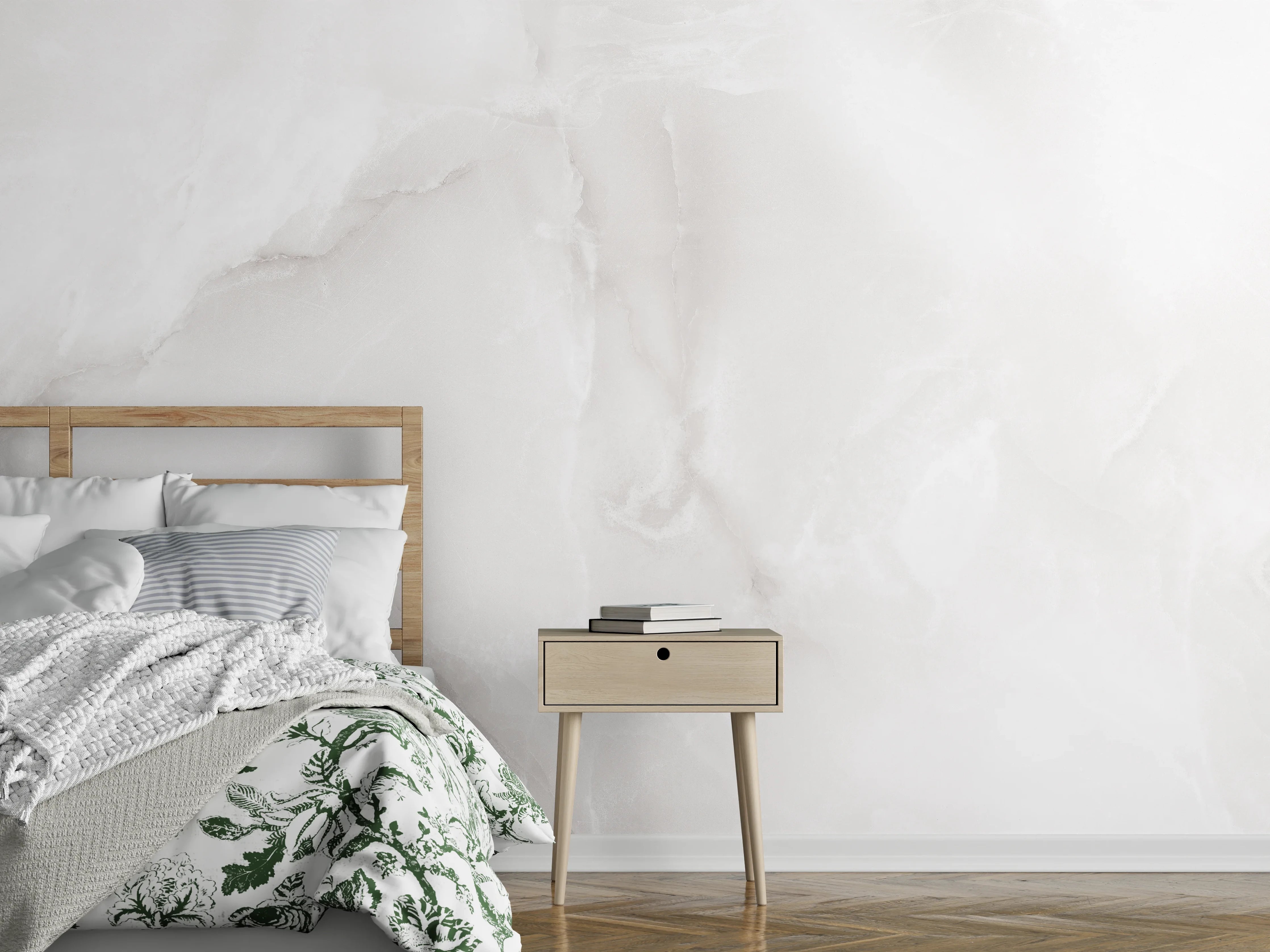 Wandverkleidung Schlafzimmer - Polierter Onyxmarmor