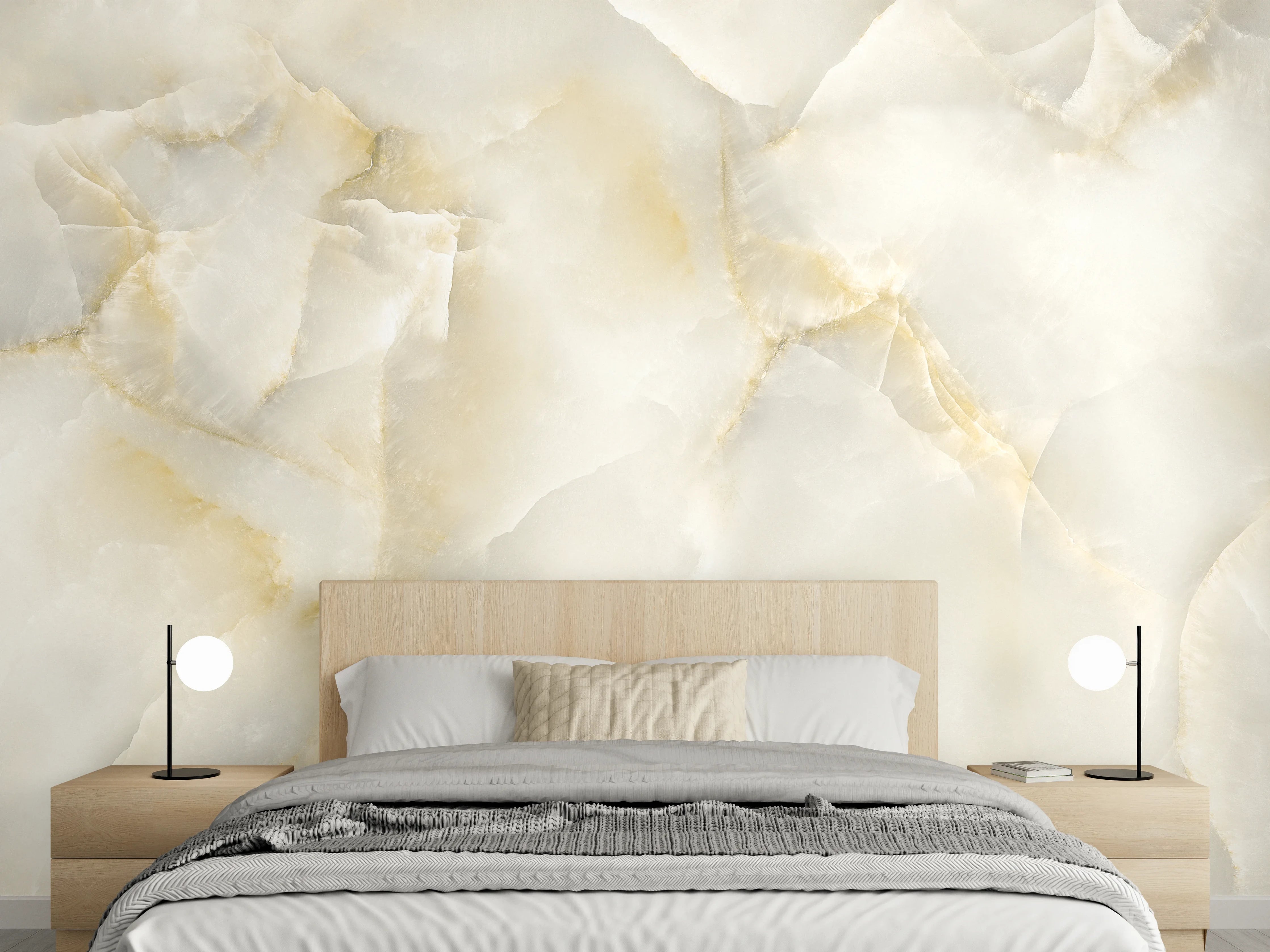 Wandverkleidung Schlafzimmer - Polierter Terazzo Steinboden