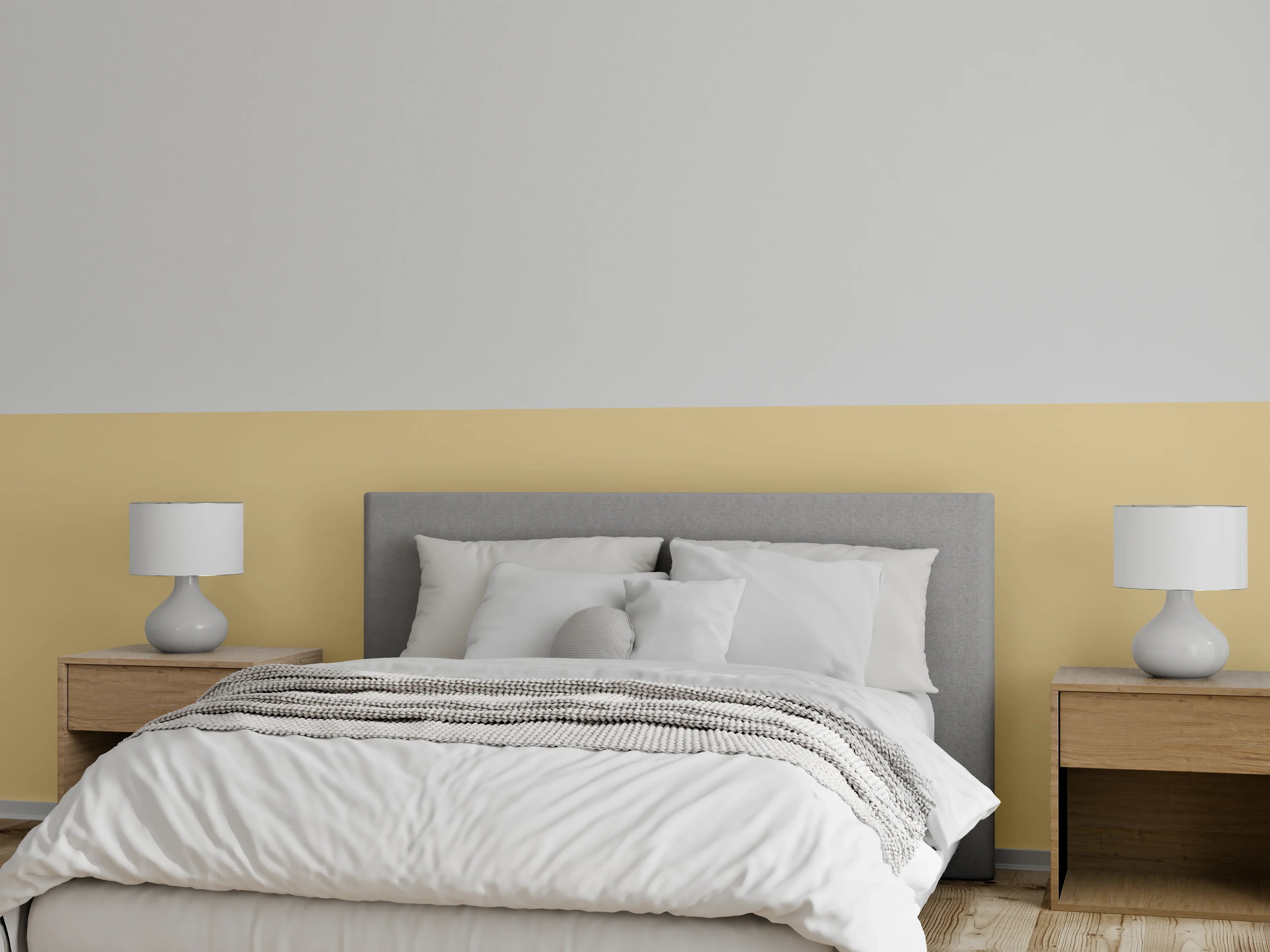 Wandverkleidung Schlafzimmer - RAL 1001 (Beige)