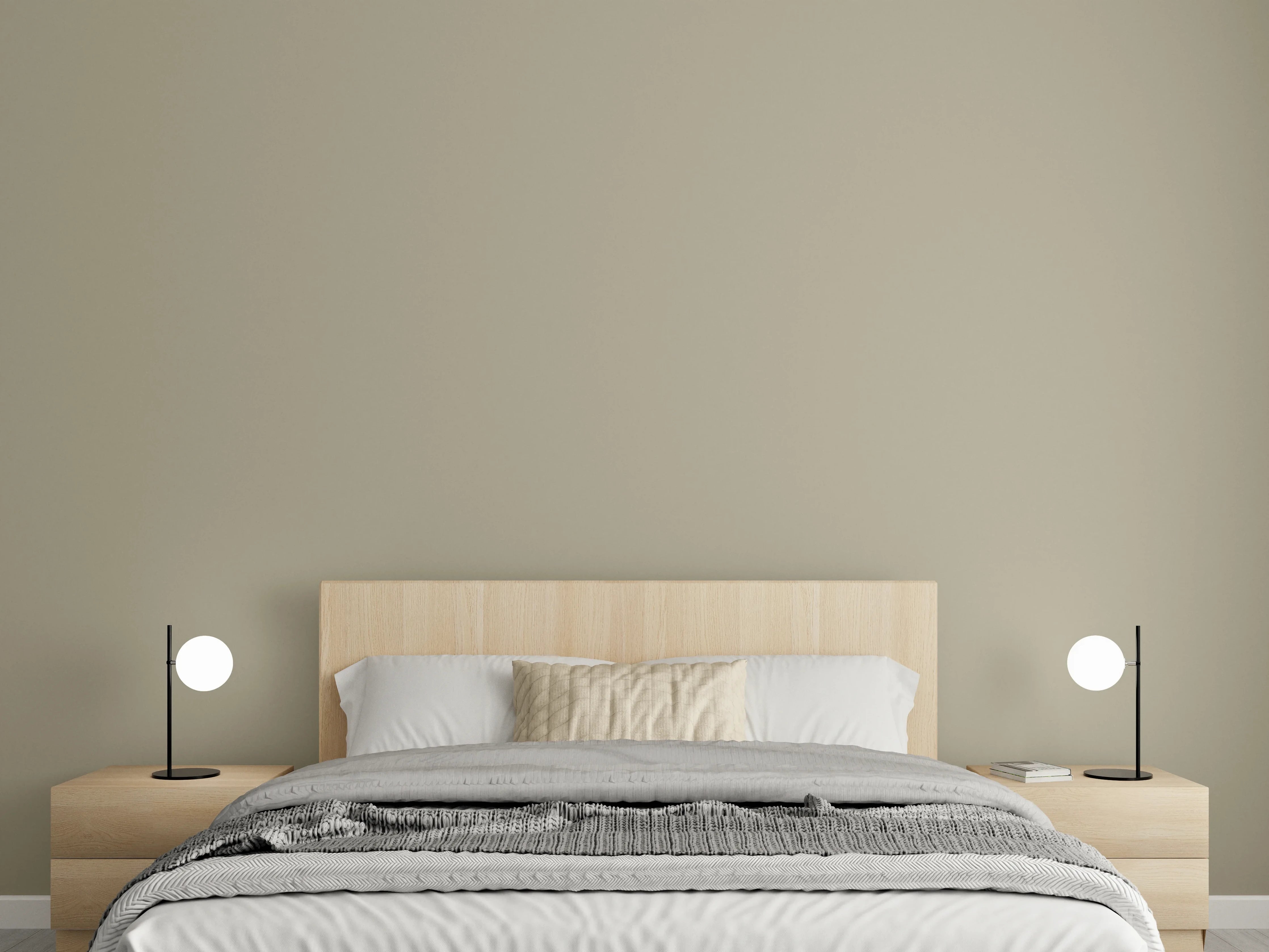 Wandverkleidung Schlafzimmer - RAL 1035 (Perlbeige)