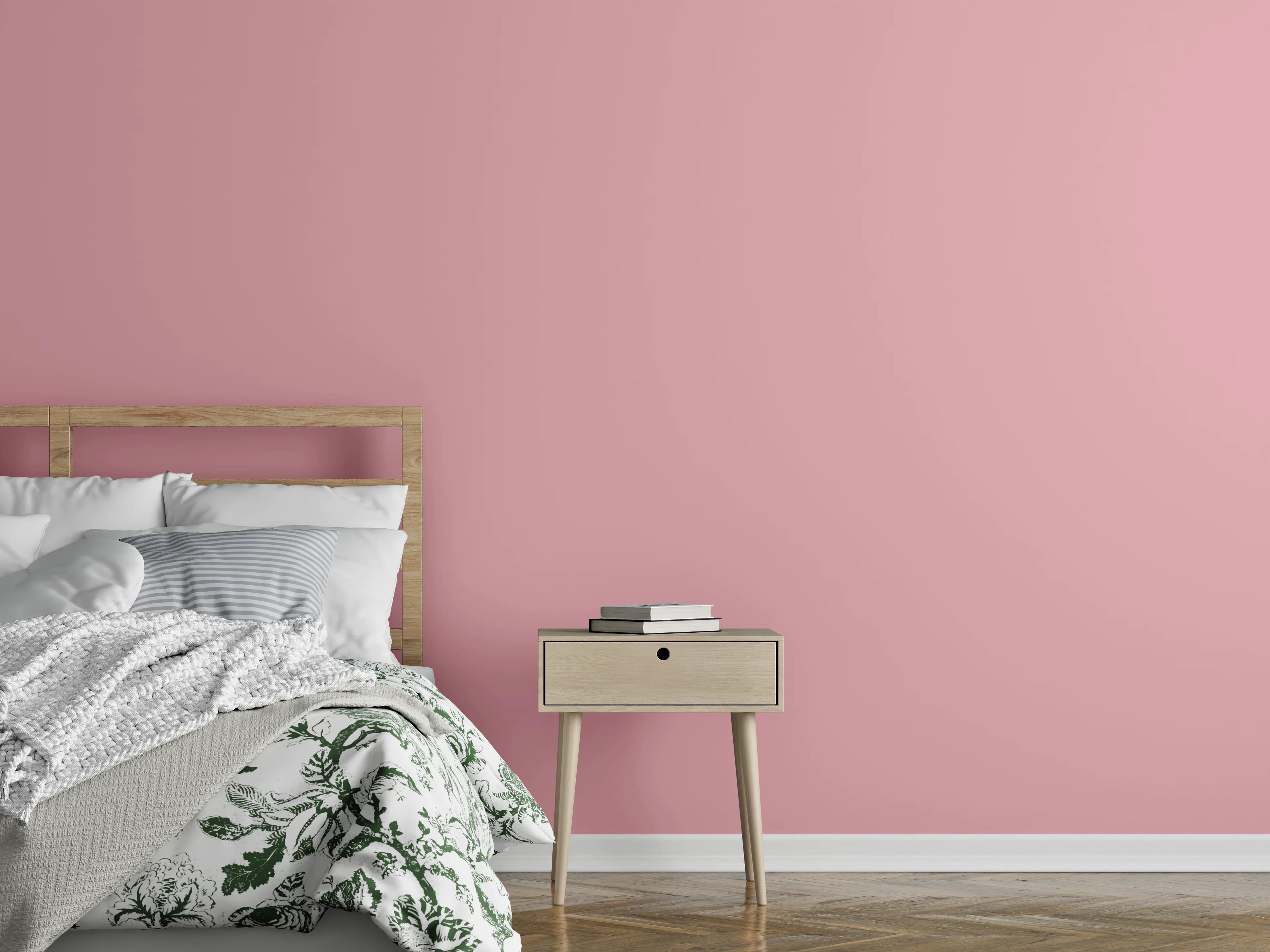 Wandverkleidung Schlafzimmer - RAL 3015 (Hellrosa)
