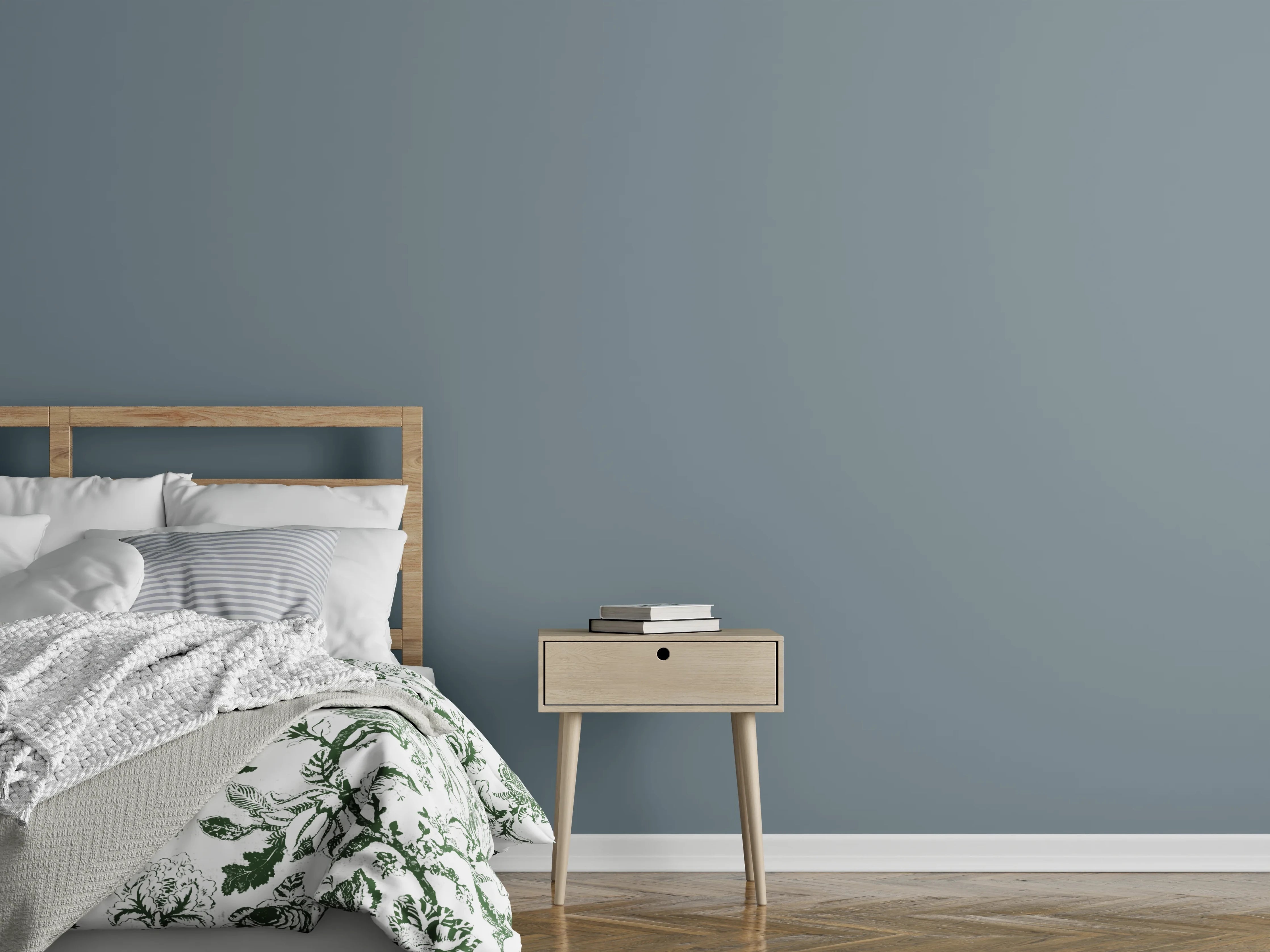 Wandverkleidung Schlafzimmer - RAL 7000 (Eichhörnchengrau)