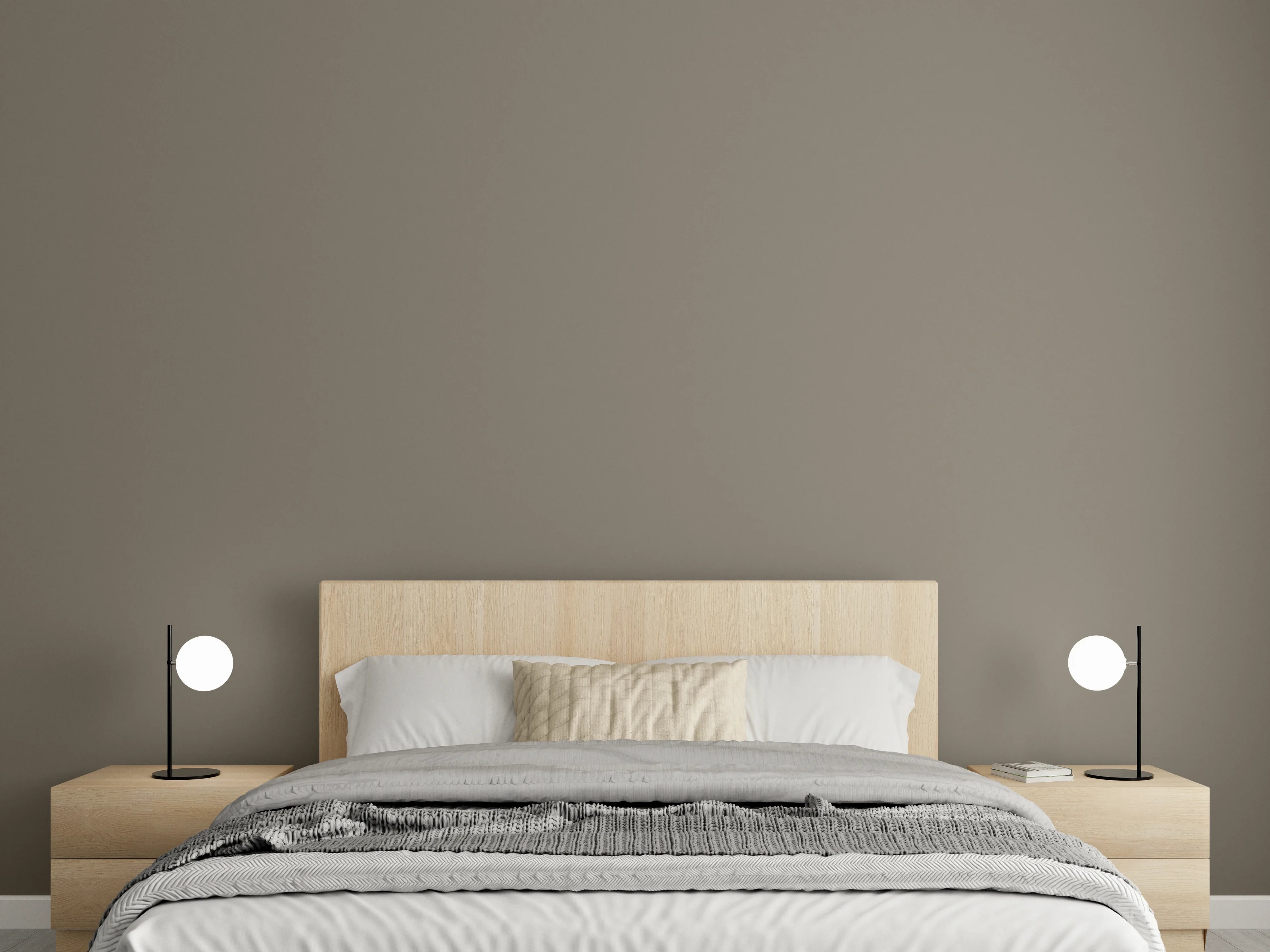 Wandverkleidung Schlafzimmer - RAL 7006 (Beigegrau)