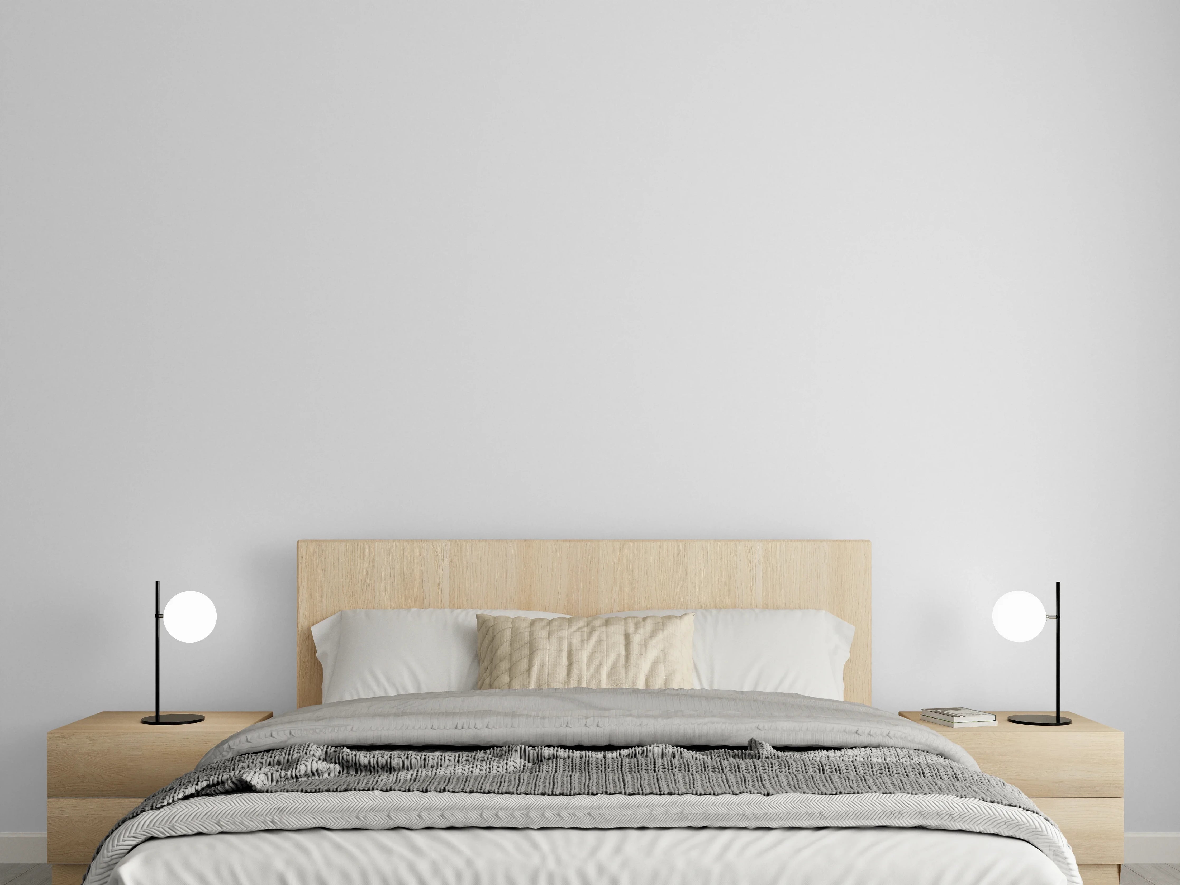 Wandverkleidung Schlafzimmer - RAL 7047 (Telegrau 4)