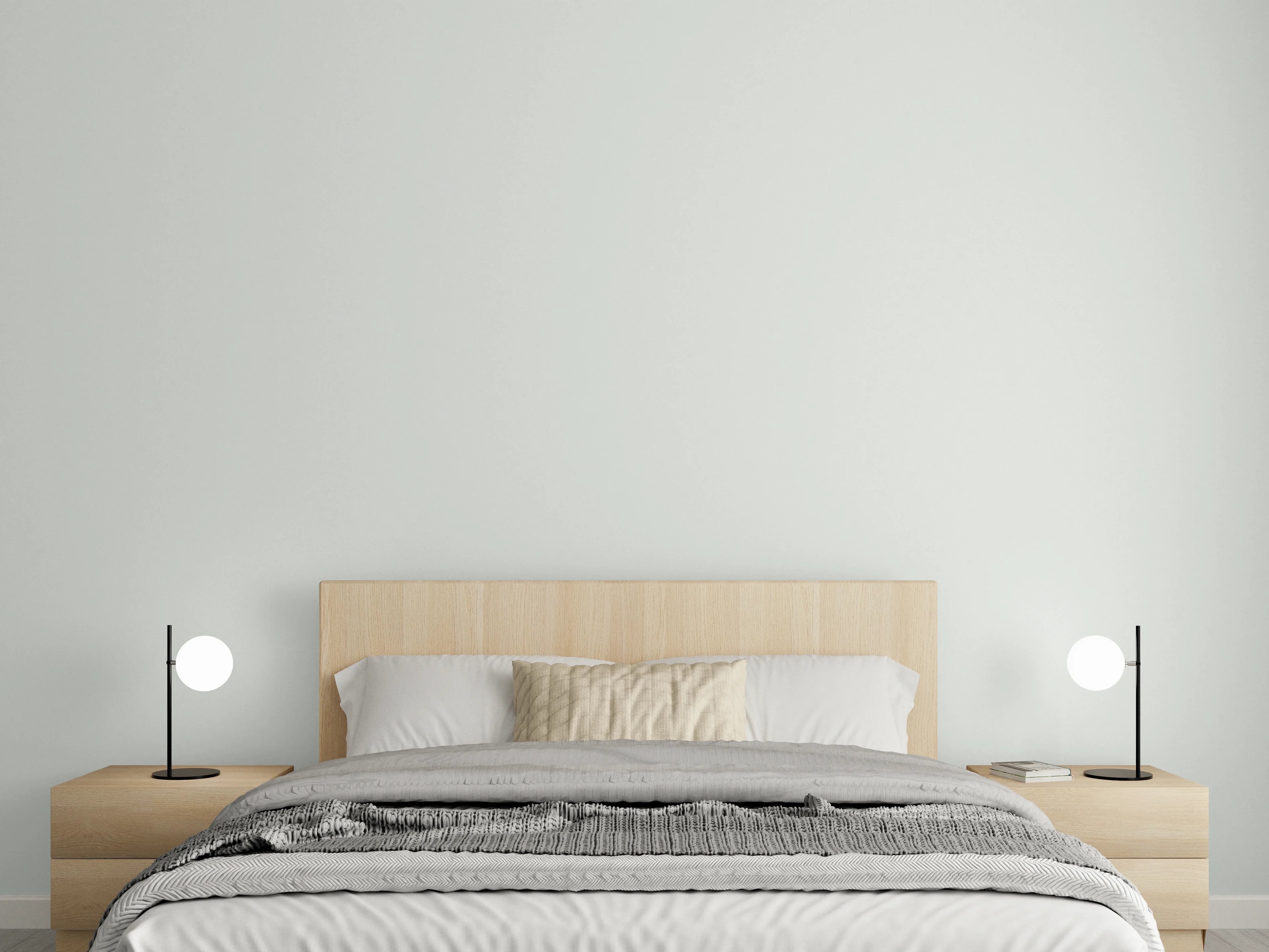 Wandverkleidung Schlafzimmer - RAL 9018 (Papyrusweiß)