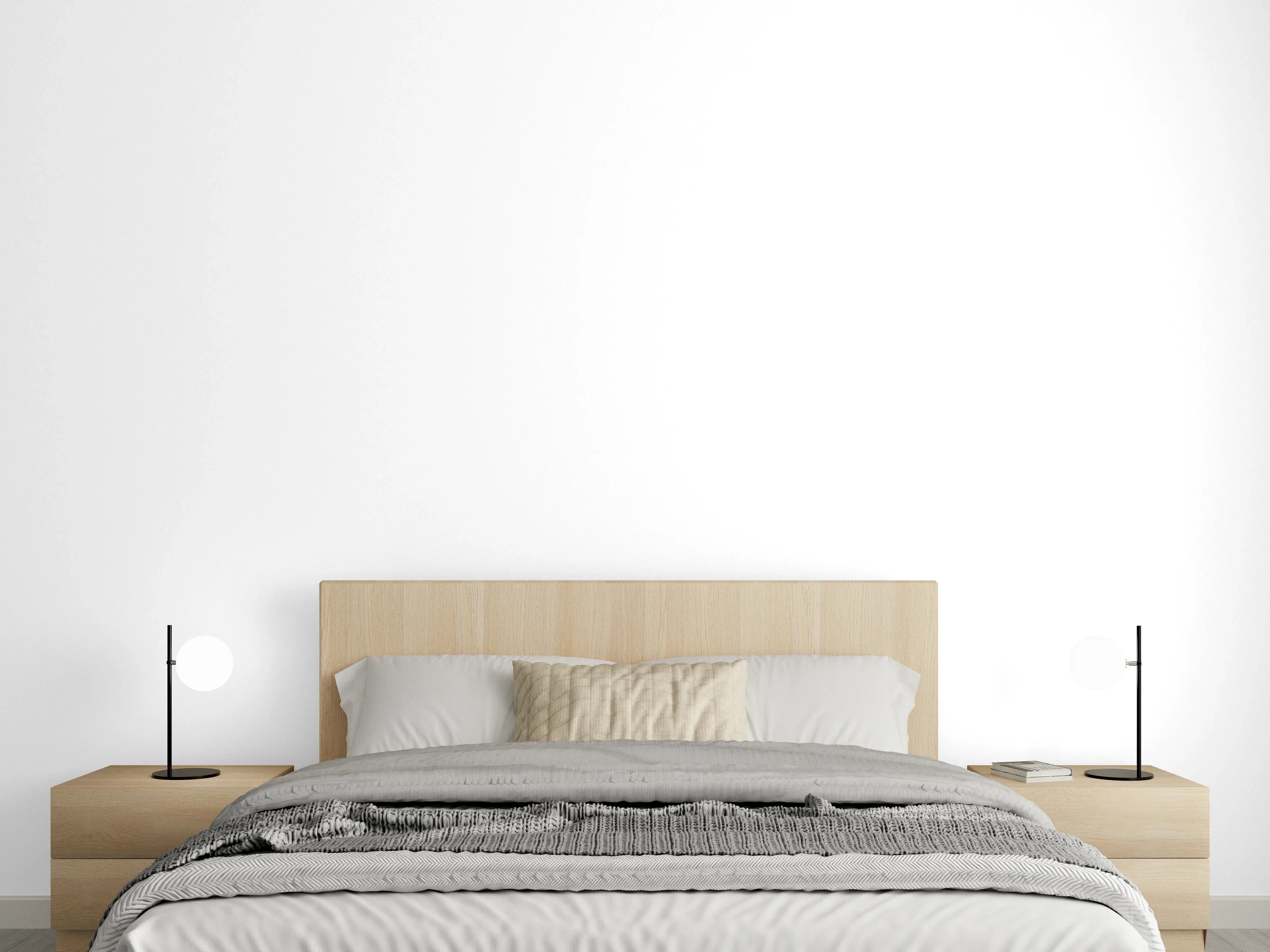 Wandverkleidung Schlafzimmer - RAL Farbe Weiß