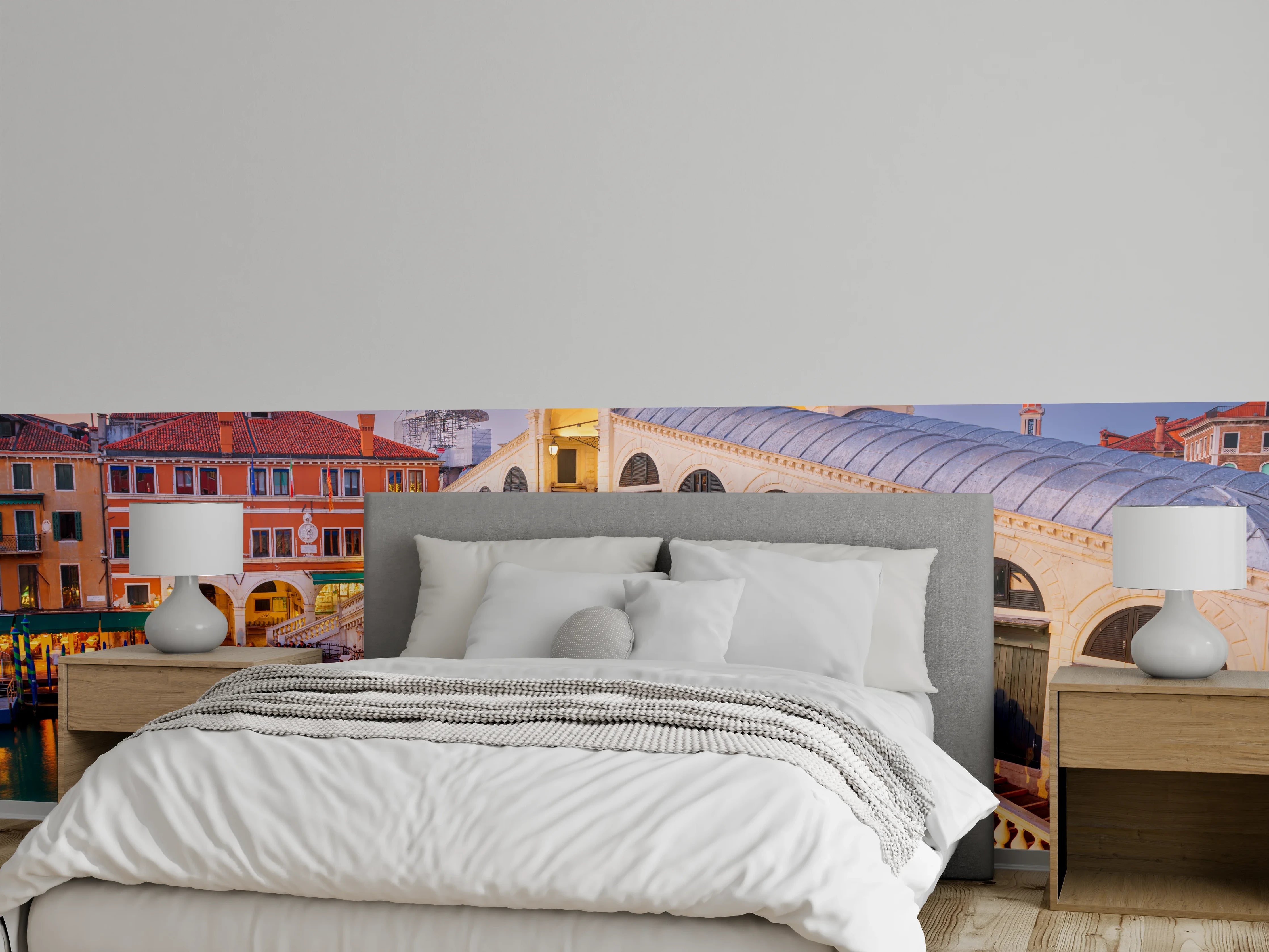 Wandverkleidung Schlafzimmer - Rialtobrücke in Venedig bei Abendstimmung