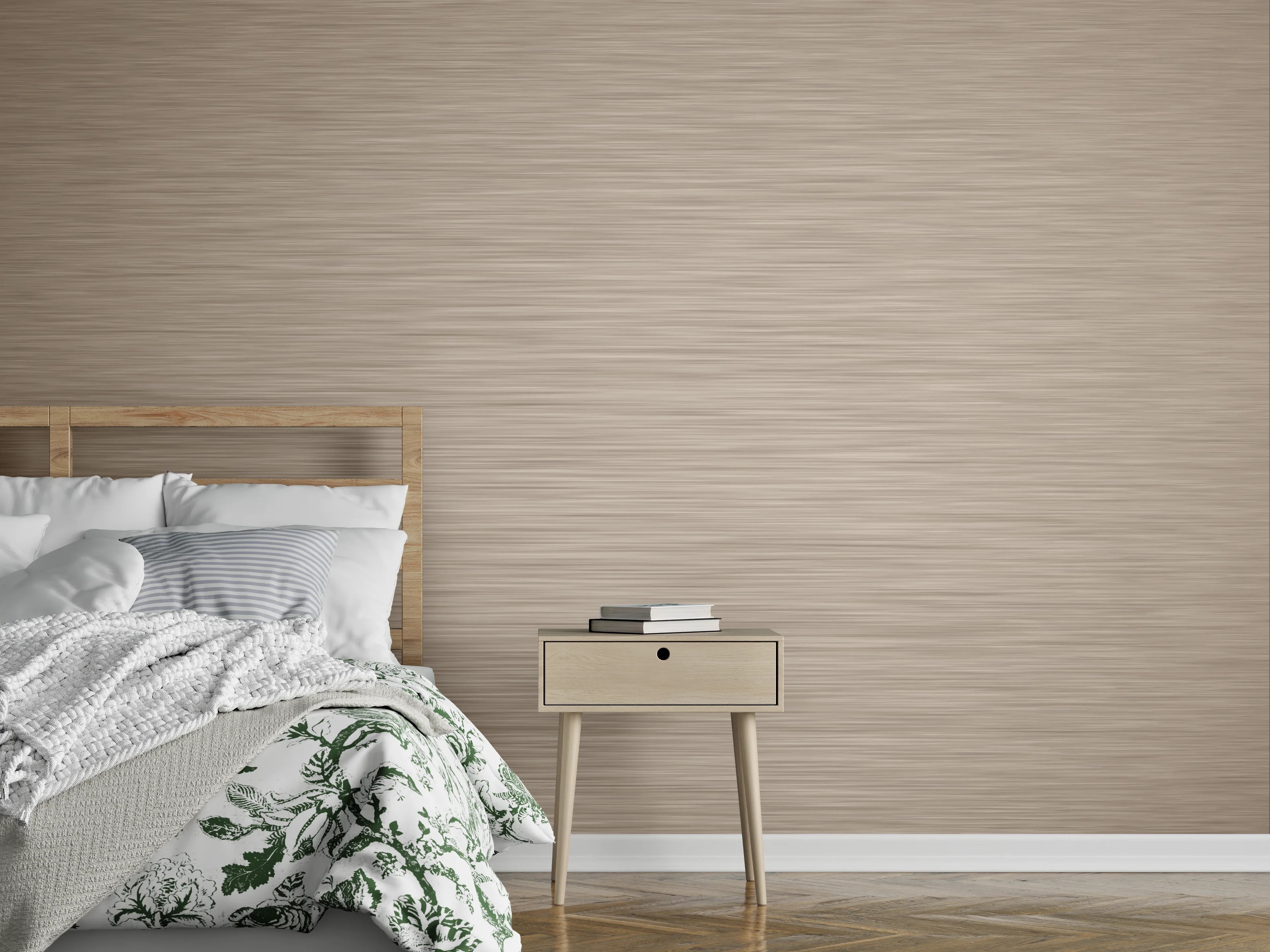 Wandverkleidung Schlafzimmer - Rose - ALU Prime - Metall Gebürstet