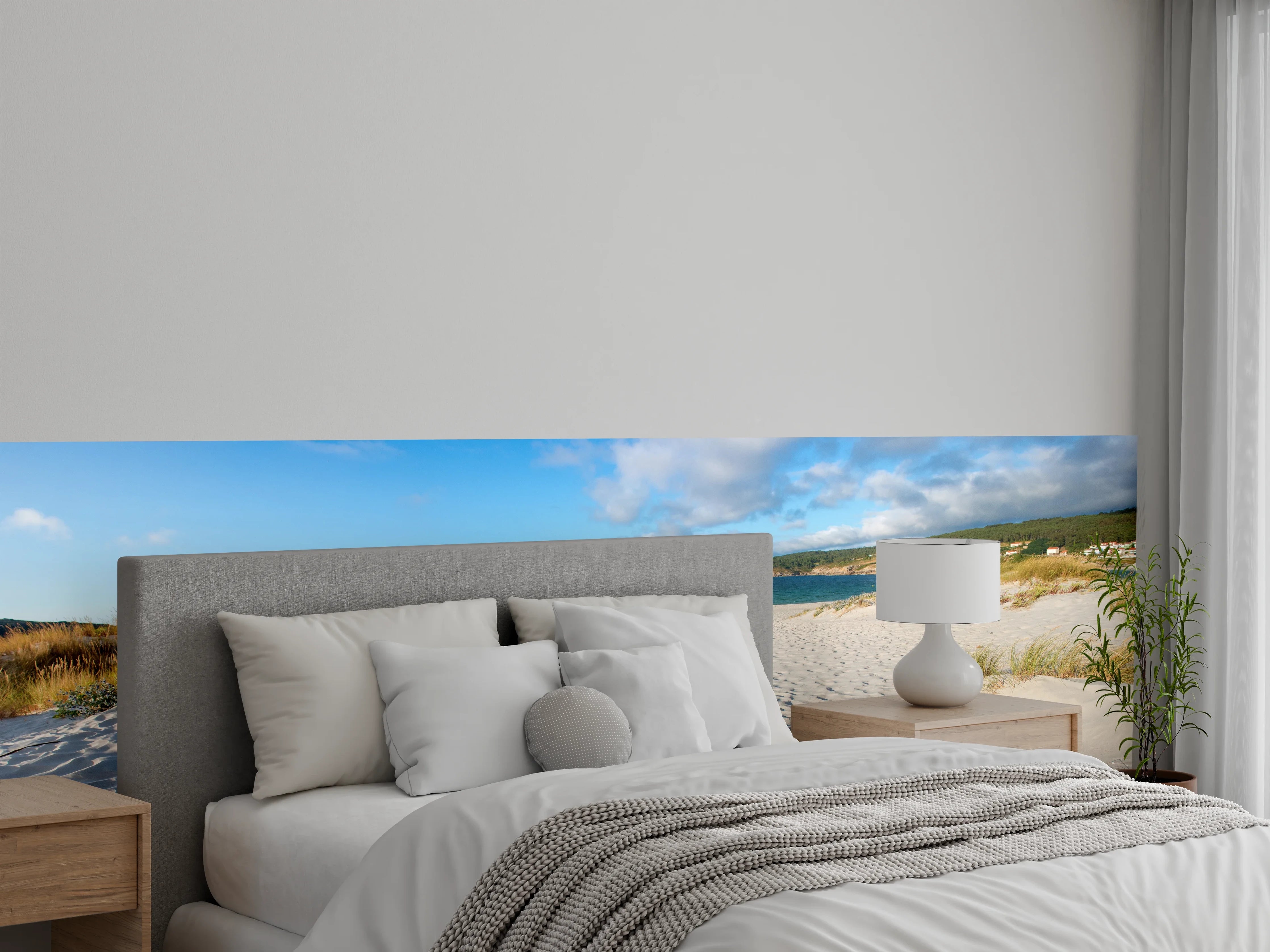 Wandverkleidung Schlafzimmer - Sanddüne am Meer – Naturidyll