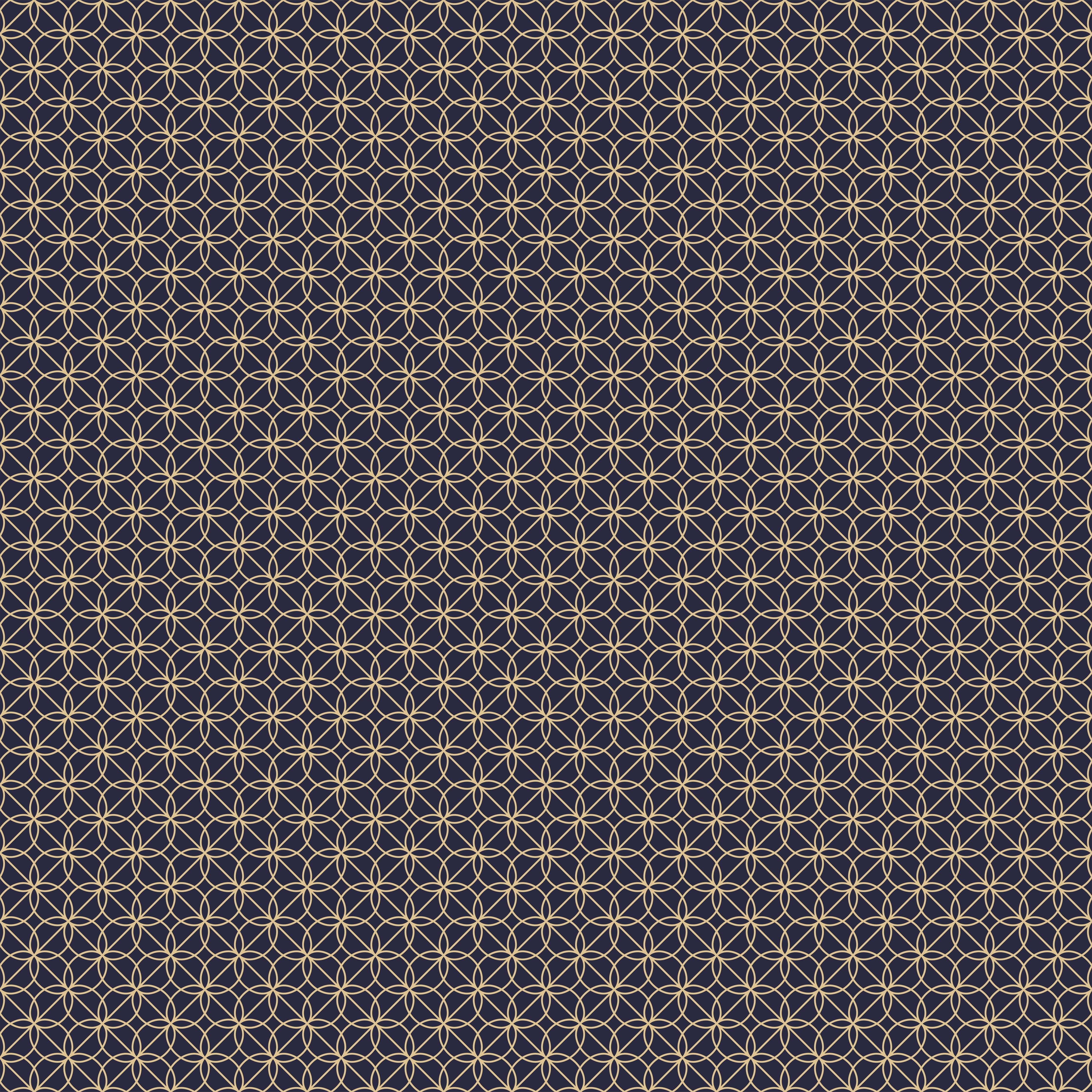 Wandverkleidung Schlafzimmer-Schlichtes geometrisches Muster in Grau und Gold