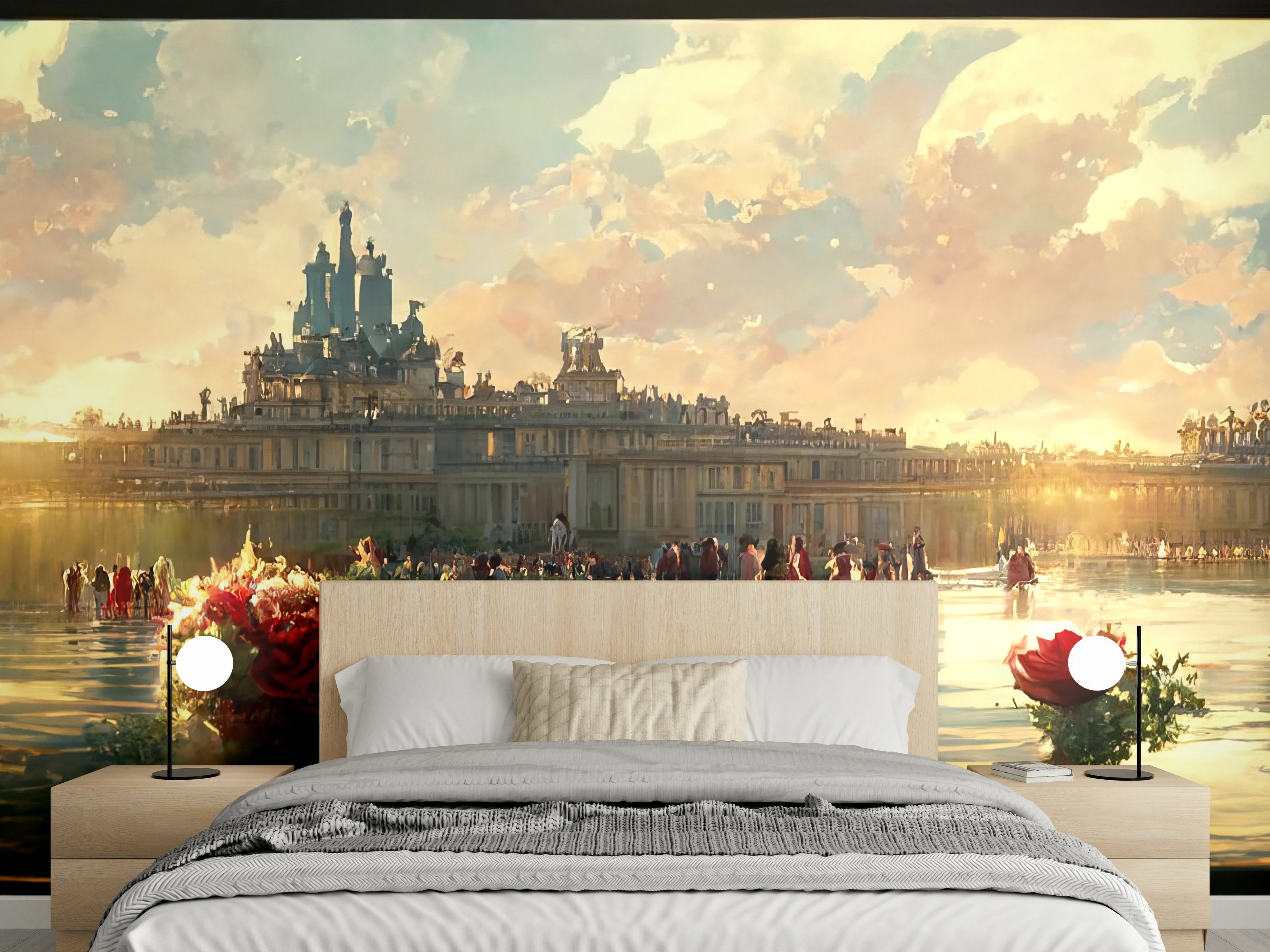 Wandverkleidung Schlafzimmer - Schloss - Moderne Farben