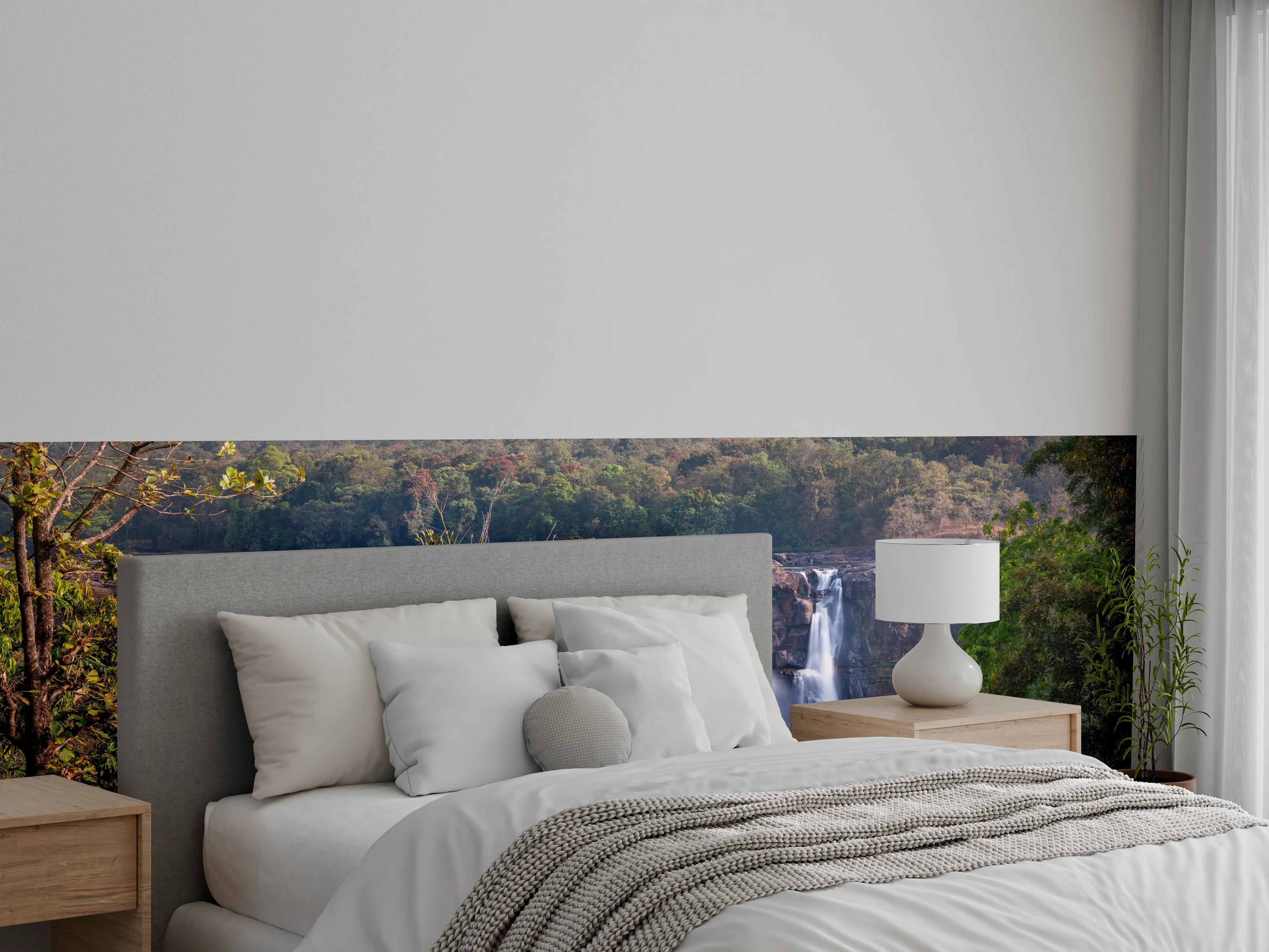 Wandverkleidung Schlafzimmer - Schöne Langzeitbelichtung der Athirappilly-Wasserfälle