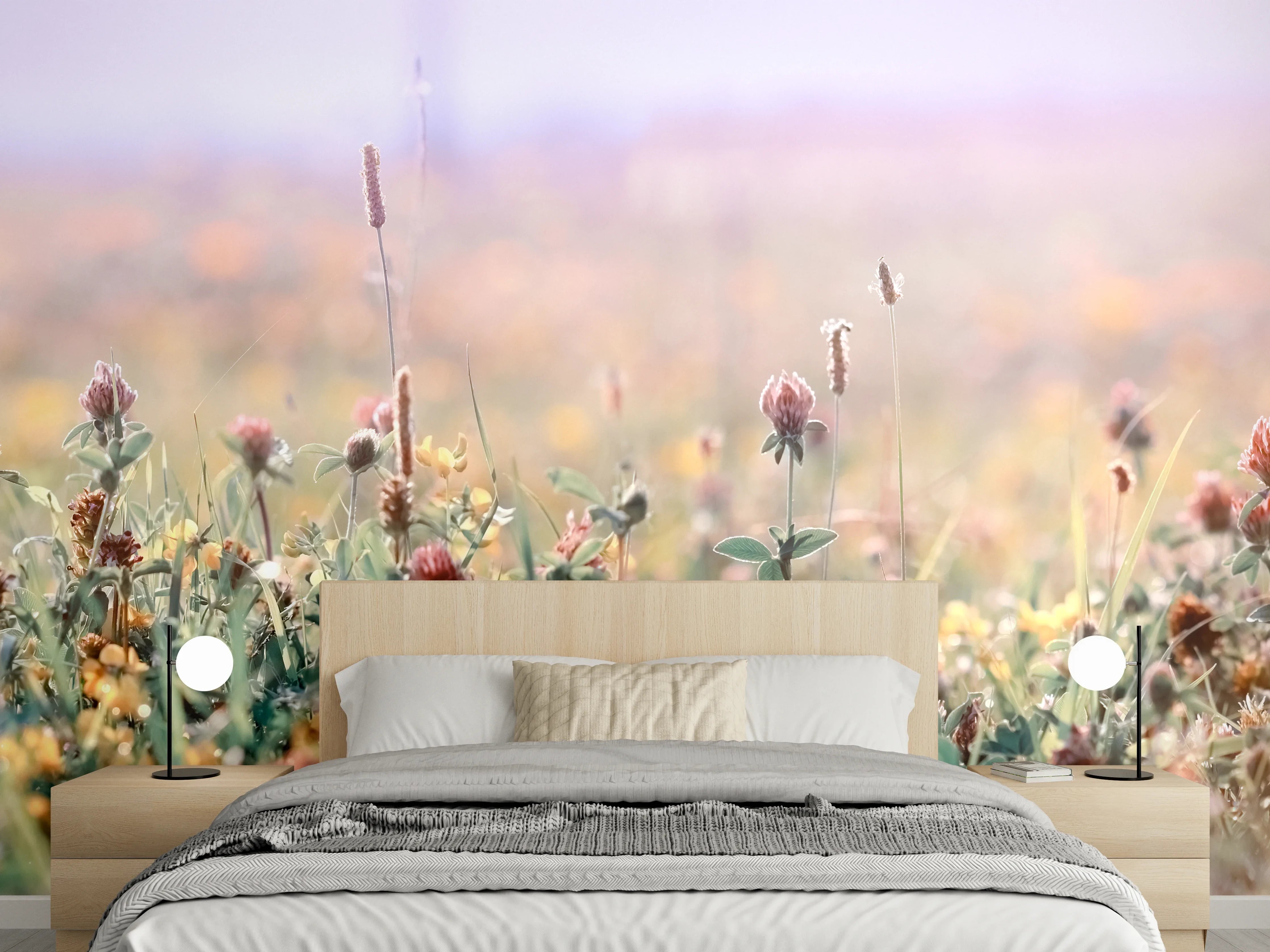 Wandverkleidung Schlafzimmer - Schöne Wiese