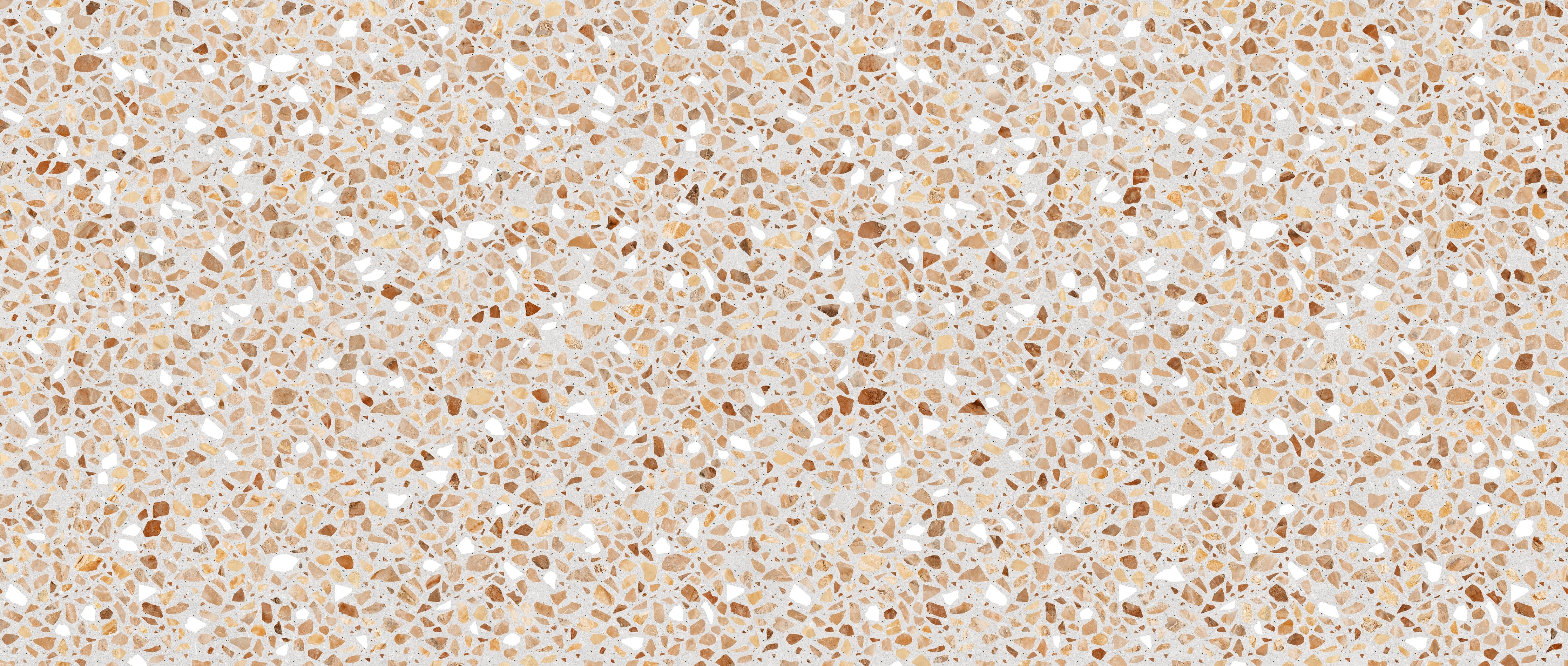 Wandverkleidung Schlafzimmer-Schöne beige Terrazzo Stein Textur