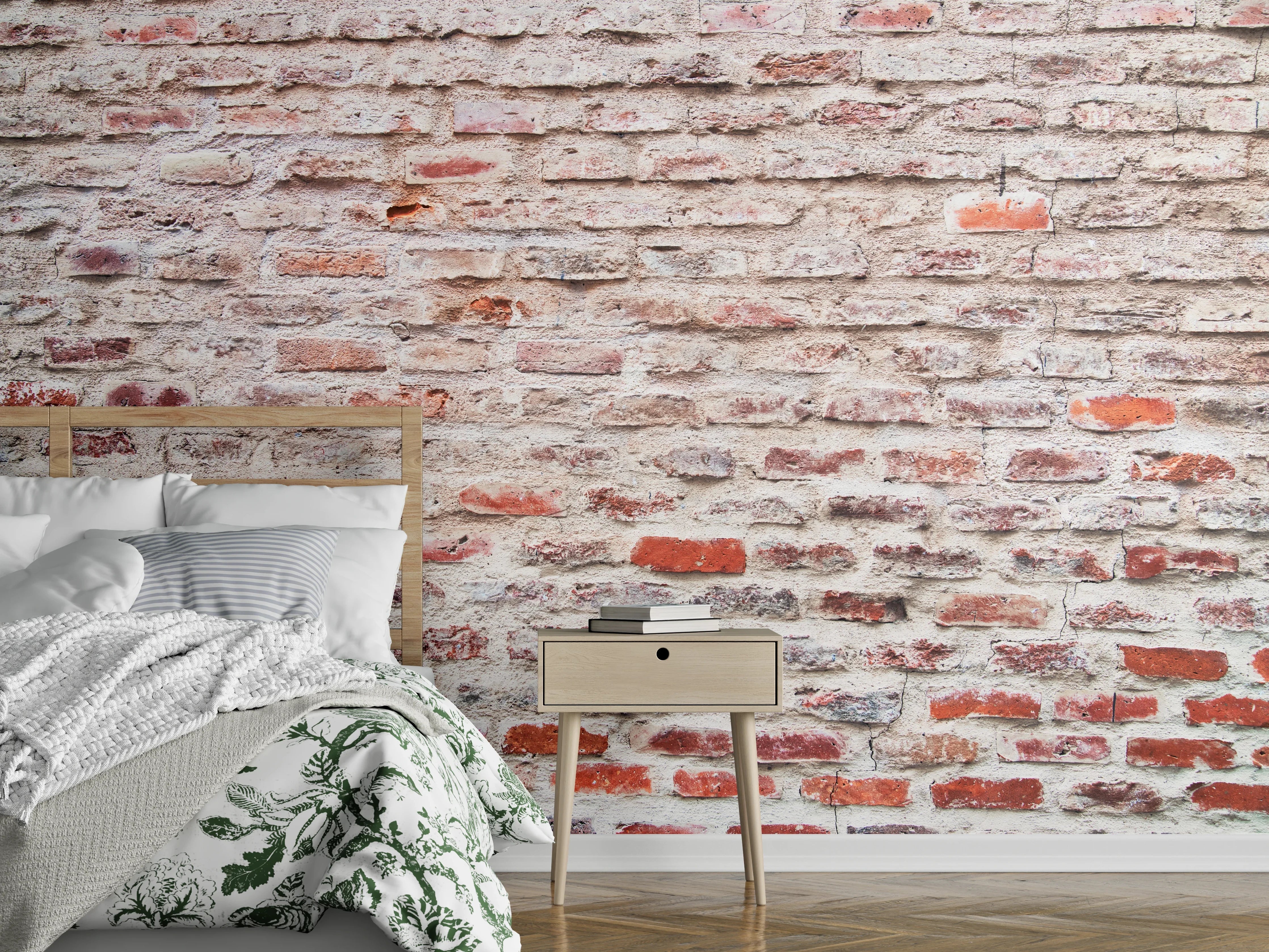 Wandverkleidung Schlafzimmer - Sehr alte kaputte Steinmauer