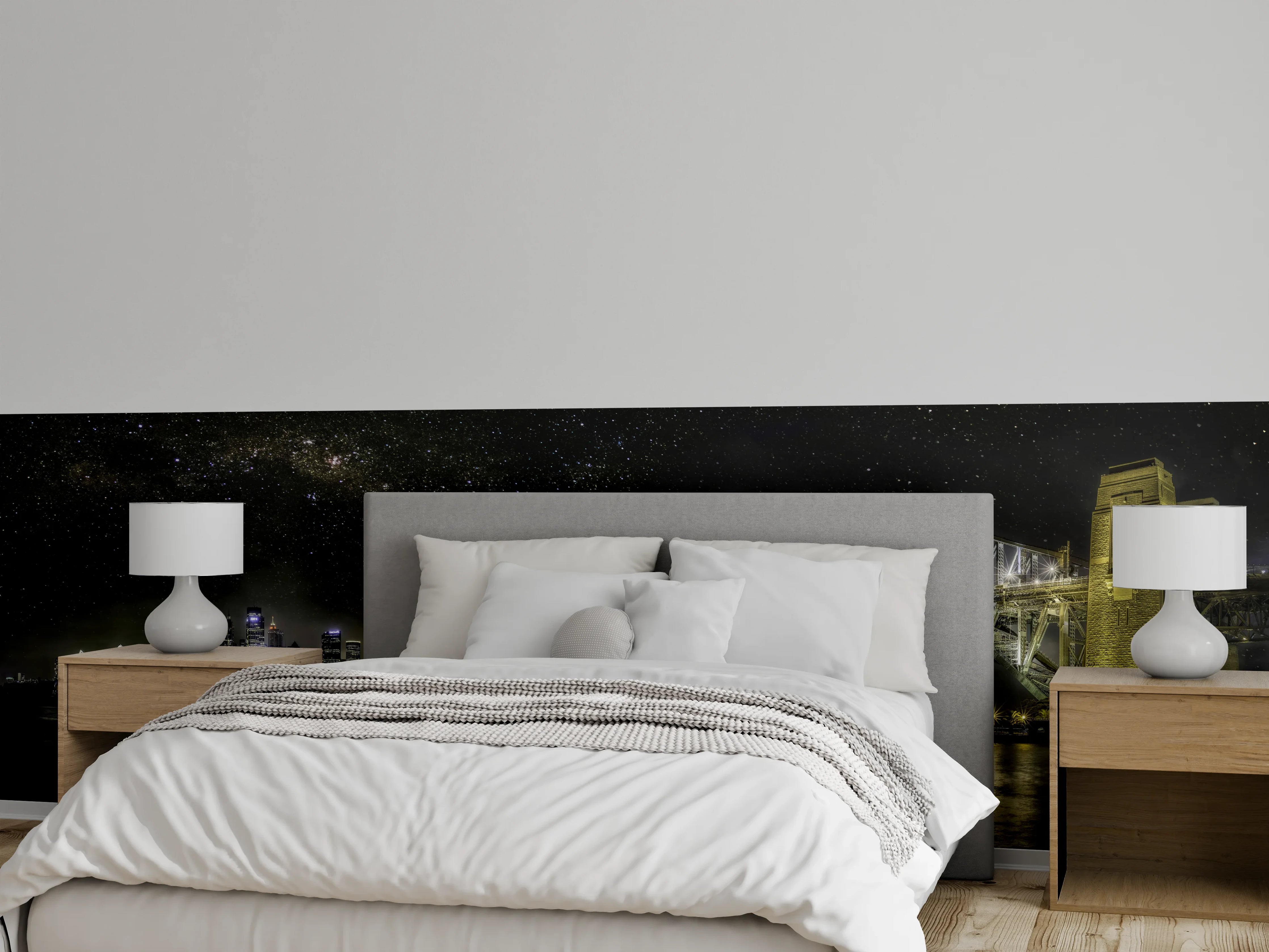 Wandverkleidung Schlafzimmer - Skyline - Sydney