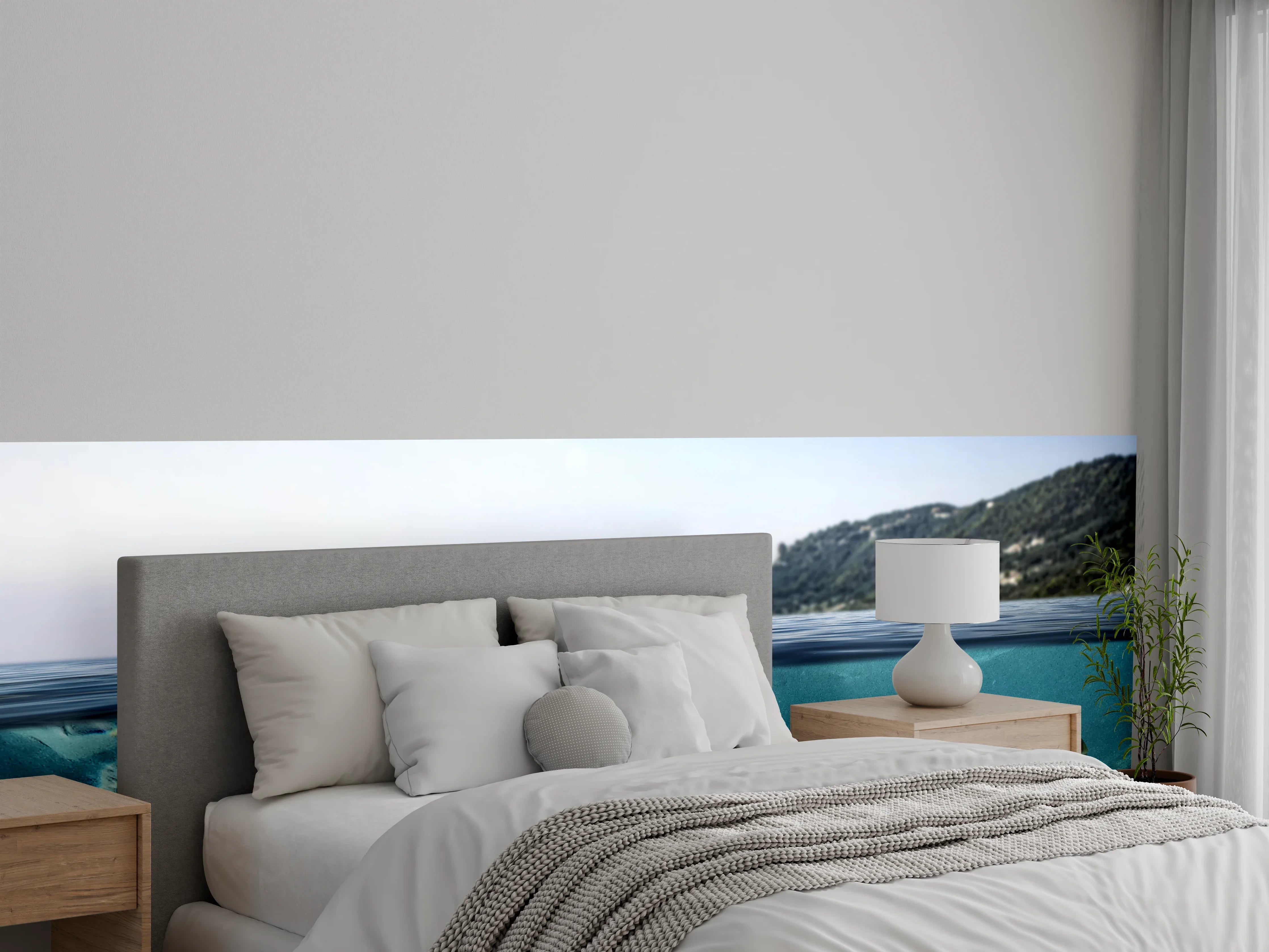 Wandverkleidung Schlafzimmer - Sonnenmeer – Korallenriff und Fischwelt