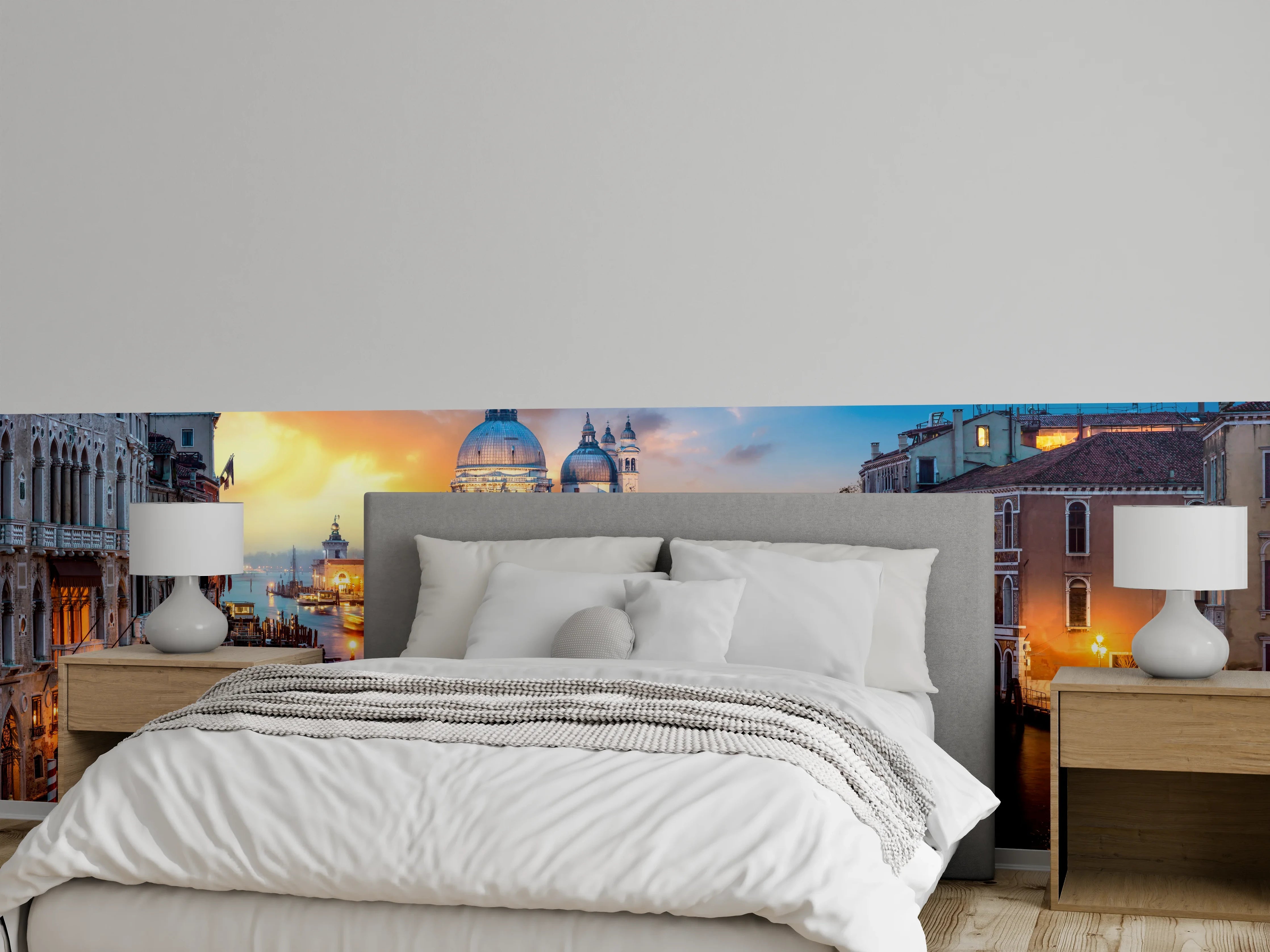 Wandverkleidung Schlafzimmer - Sonnenuntergang am Canal Grande - Venedig