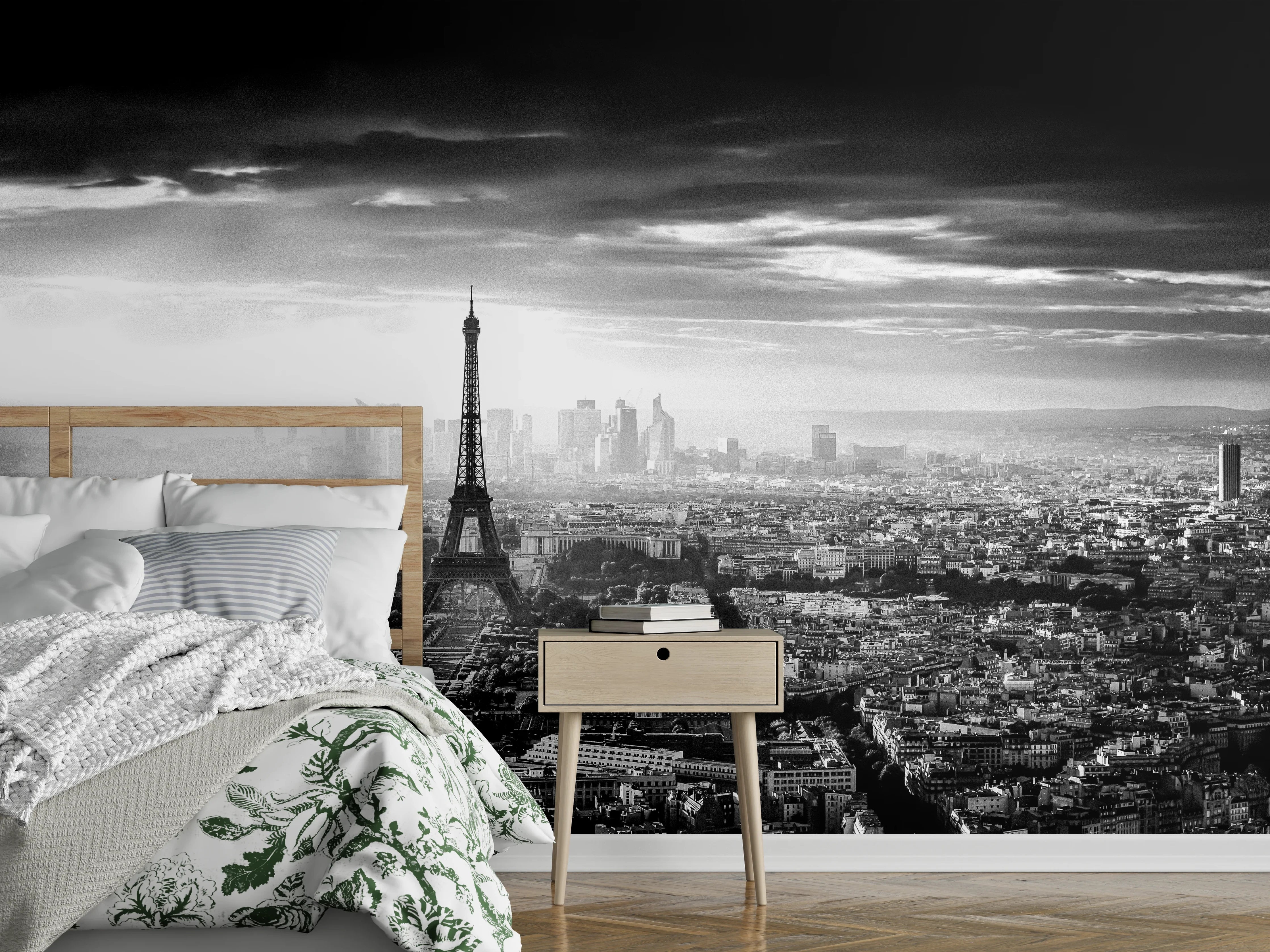 Wandverkleidung Schlafzimmer - Stadtbild - Paris, Frankreich