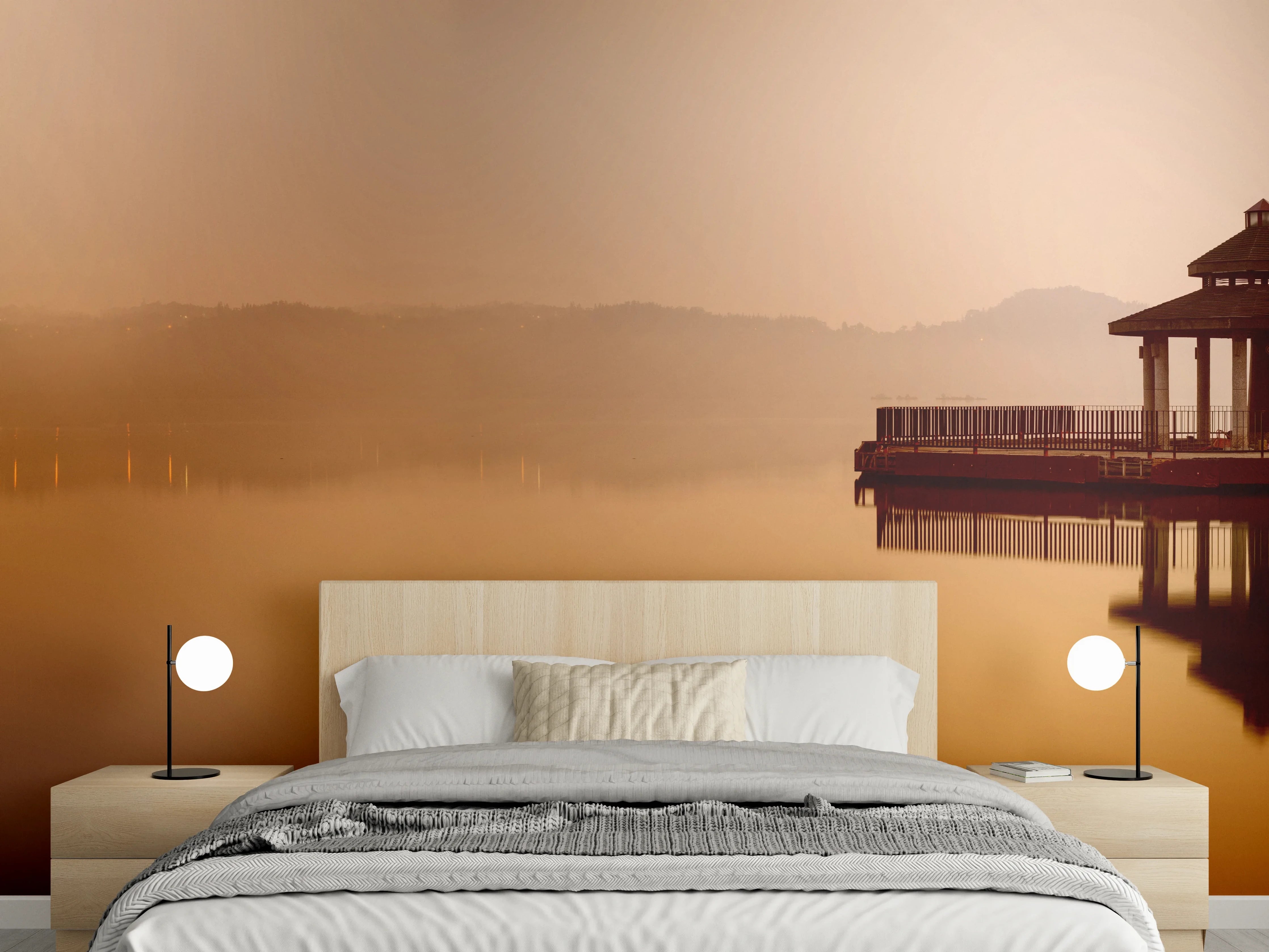 Wandverkleidung Schlafzimmer - Sun Moon Lake