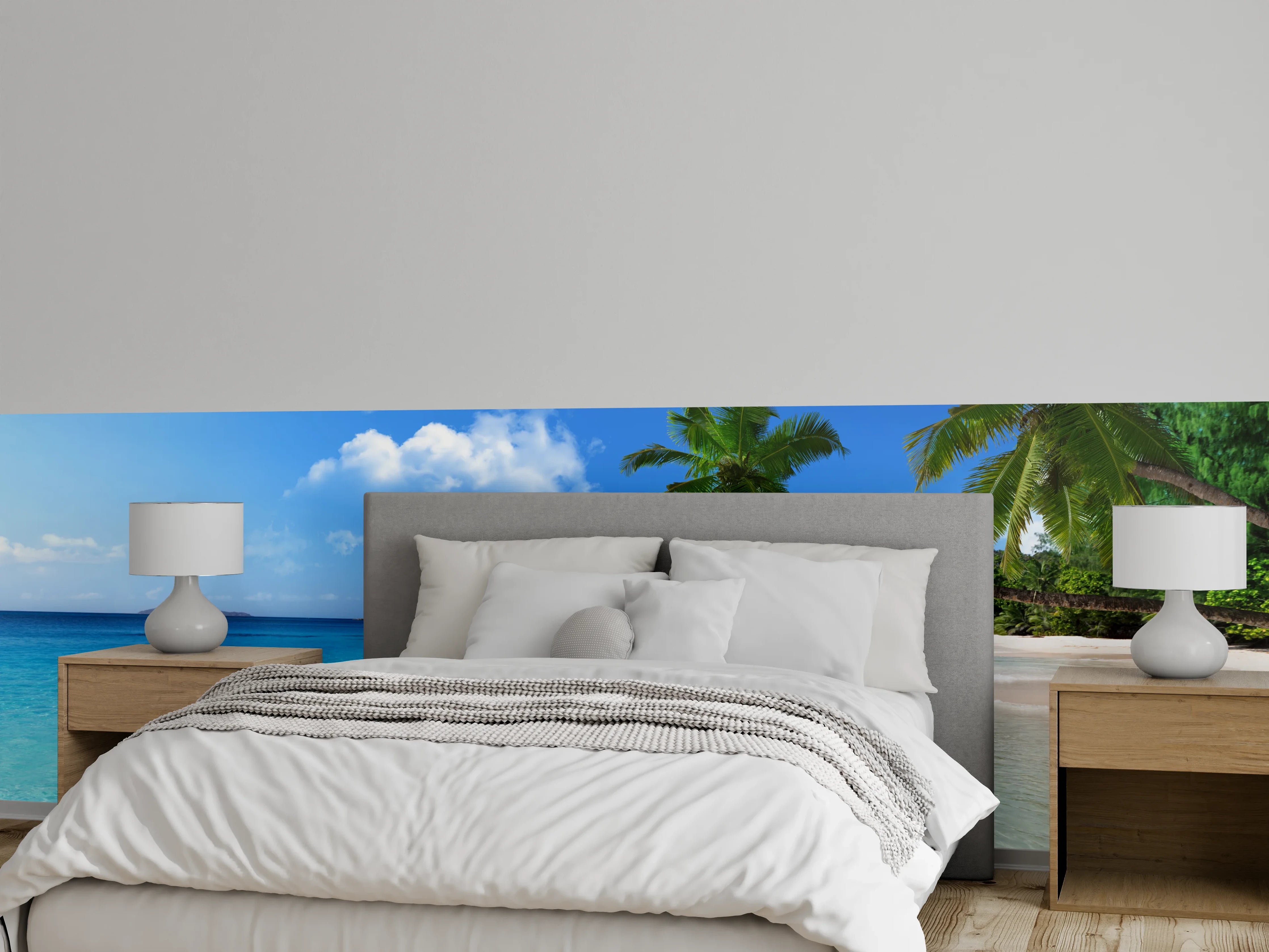 Wandverkleidung Schlafzimmer - Traumhafter Strand – Paradiesisches Meer