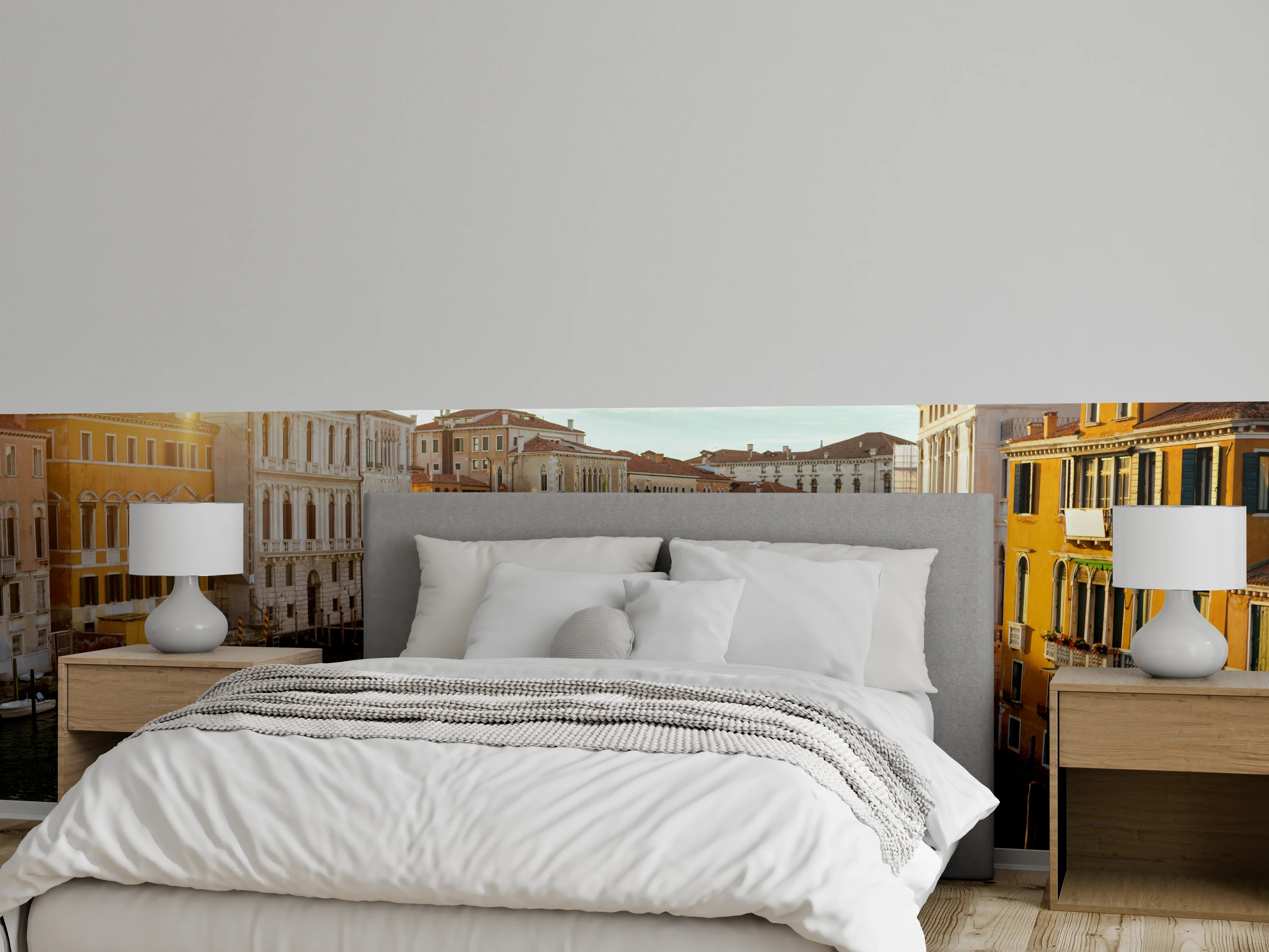 Wandverkleidung Schlafzimmer - Venedig Kanäle bei Sonnenuntergang