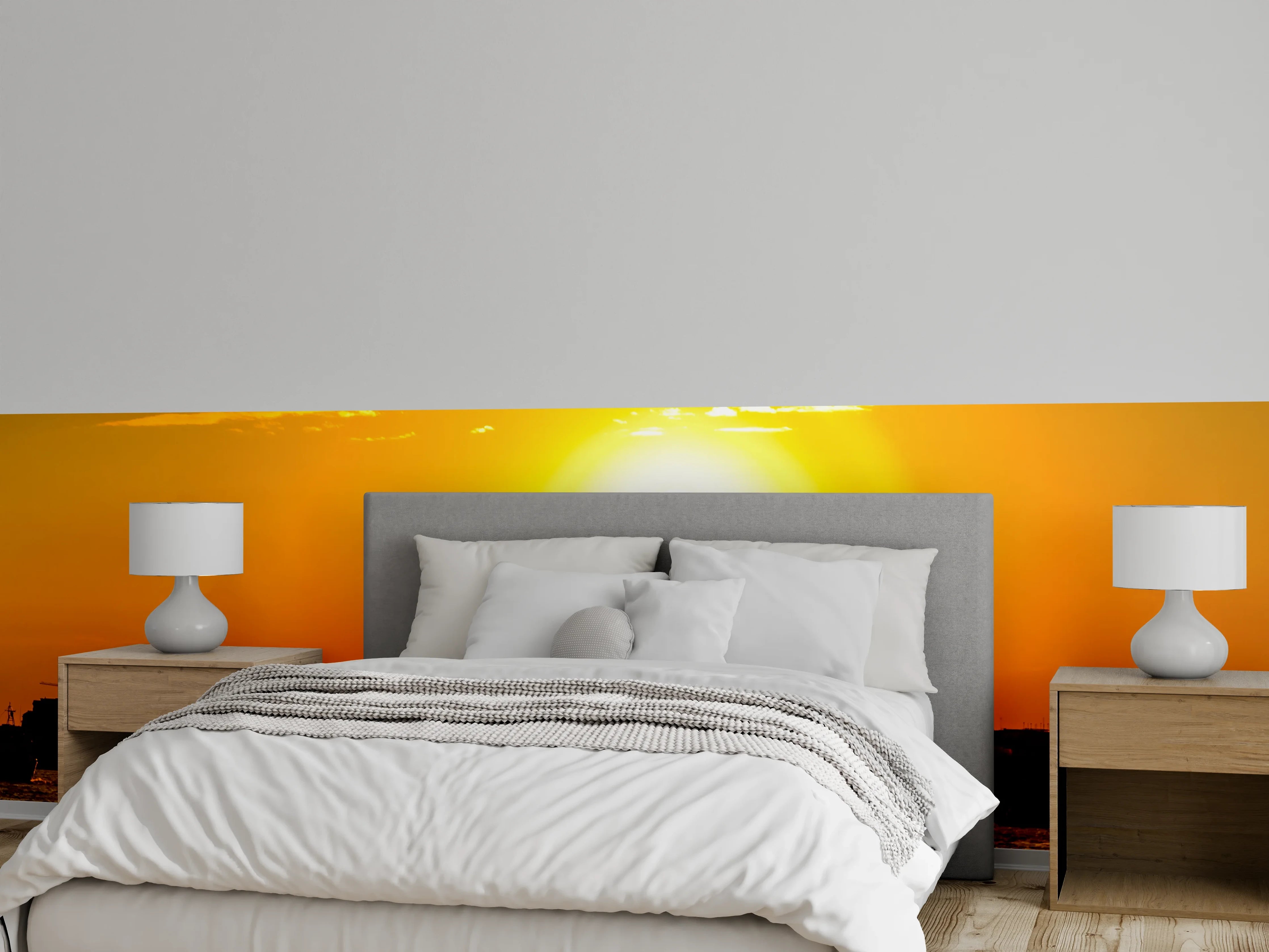 Wandverkleidung Schlafzimmer - Venedig: Sonnenuntergang über Basilika