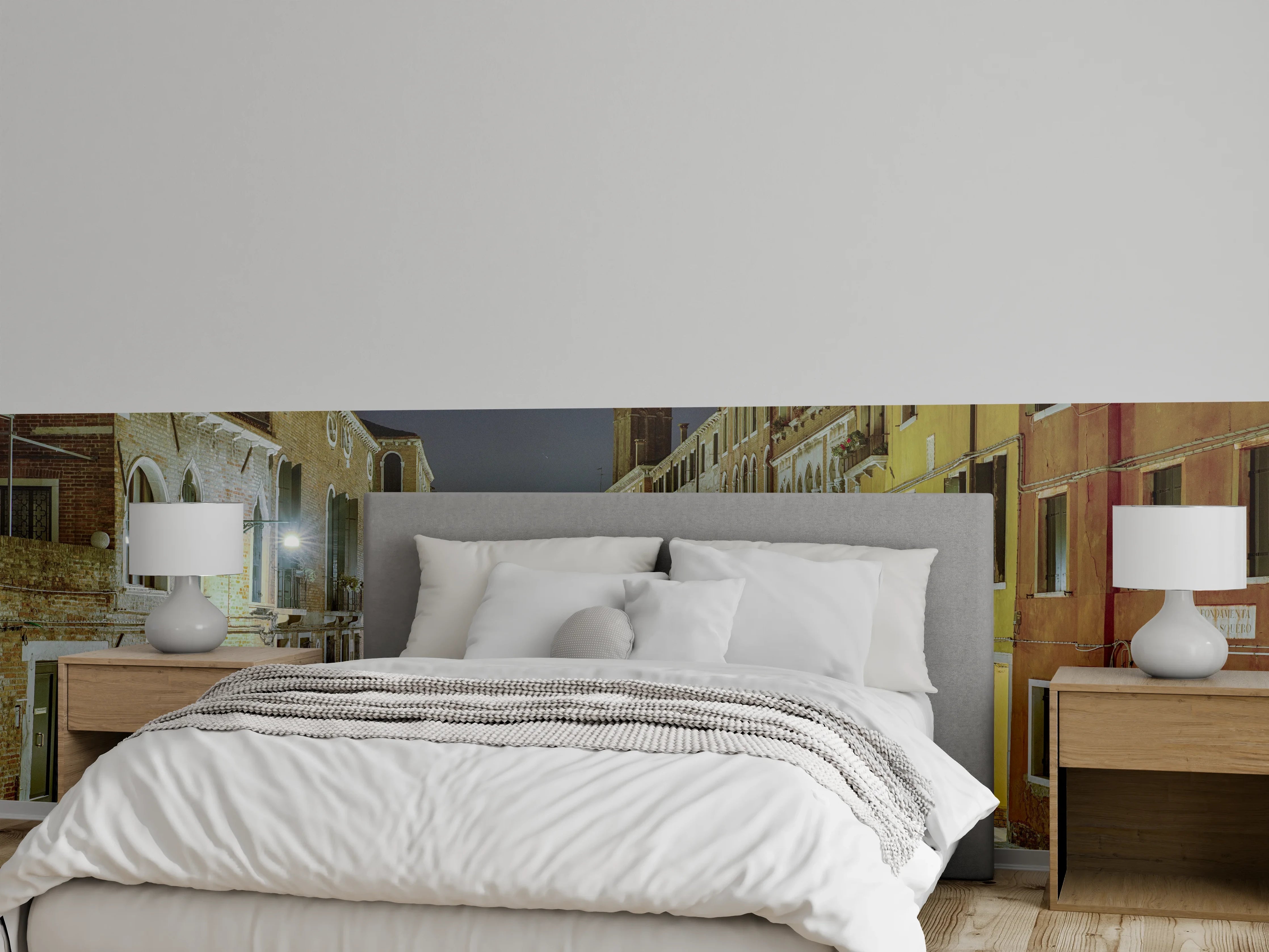 Wandverkleidung Schlafzimmer - Venezia bei Nacht