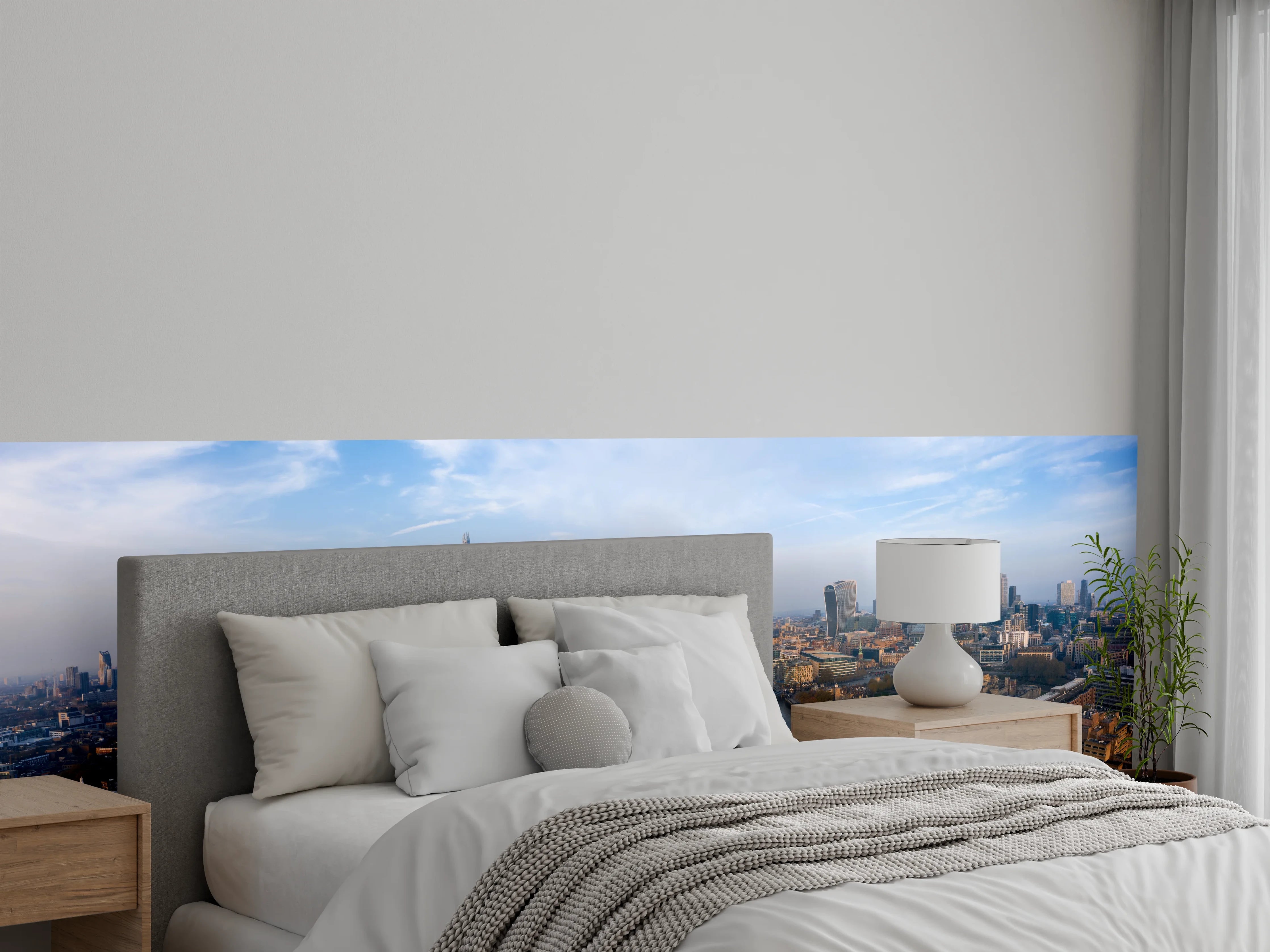 Wandverkleidung Schlafzimmer - Vogelperspektive der Tower Bridge, London