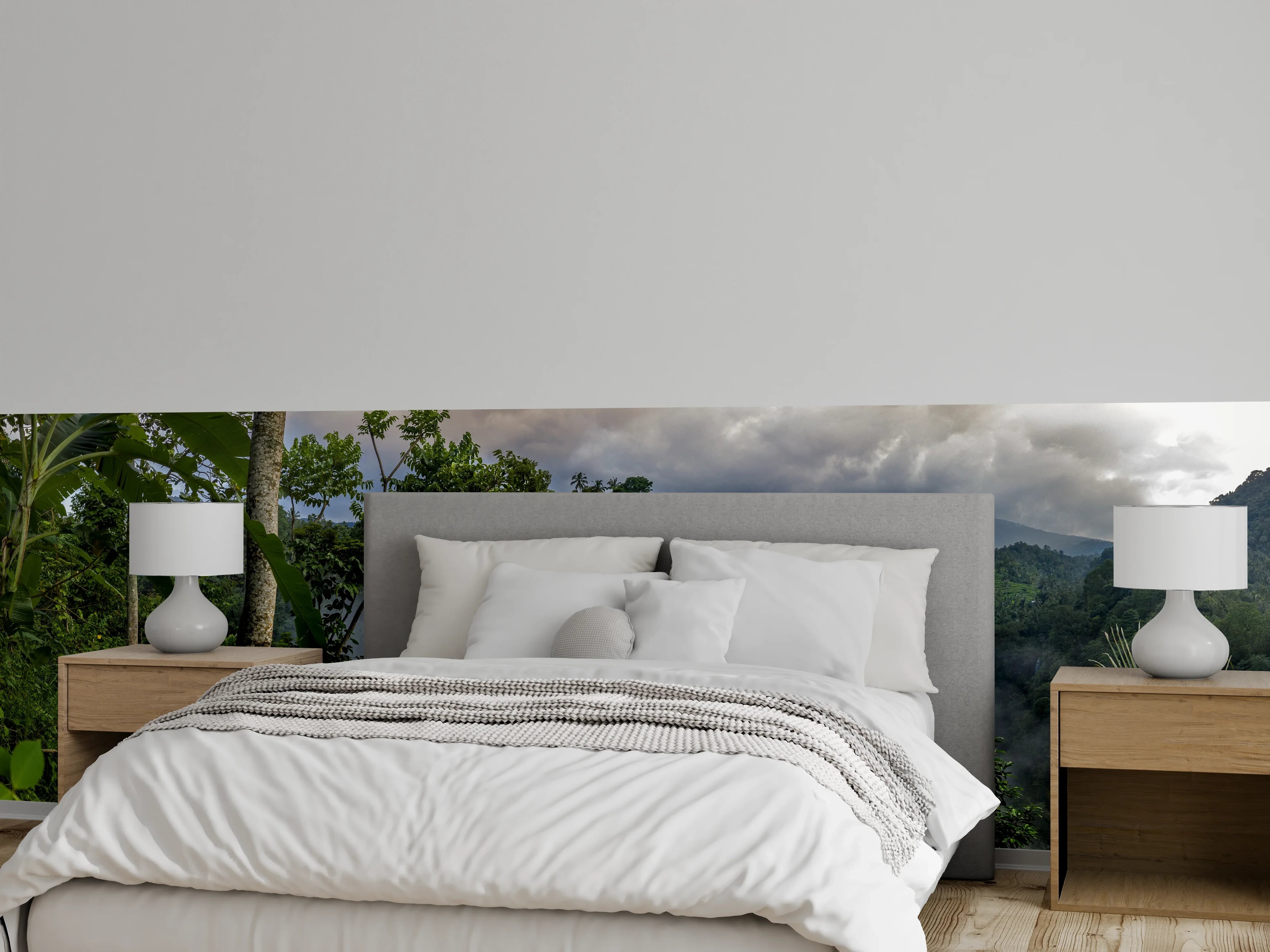 Wandverkleidung Schlafzimmer - Wasserfälle im Regenwald