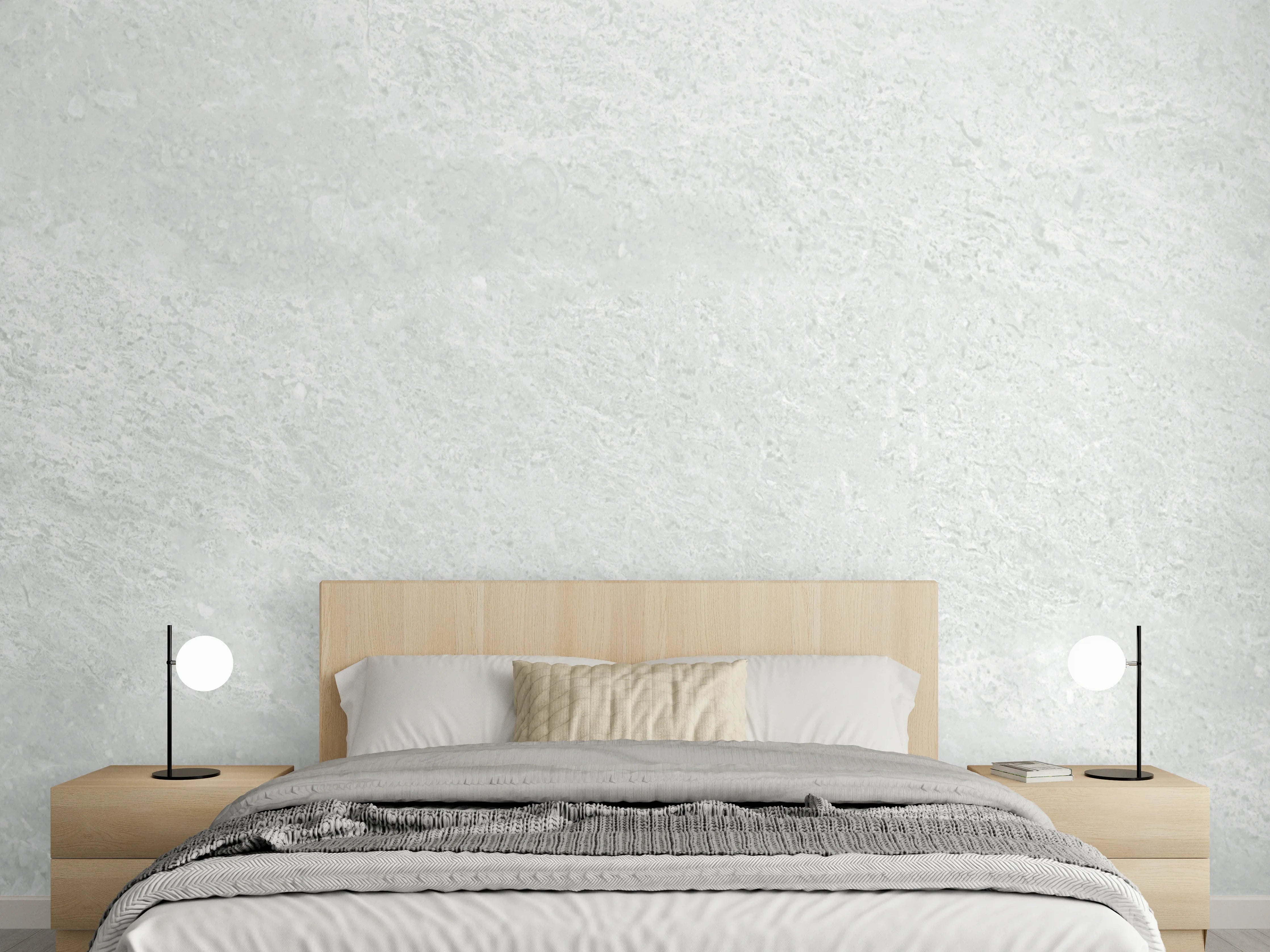 Wandverkleidung Schlafzimmer - Weiße Licht Marmor Textur